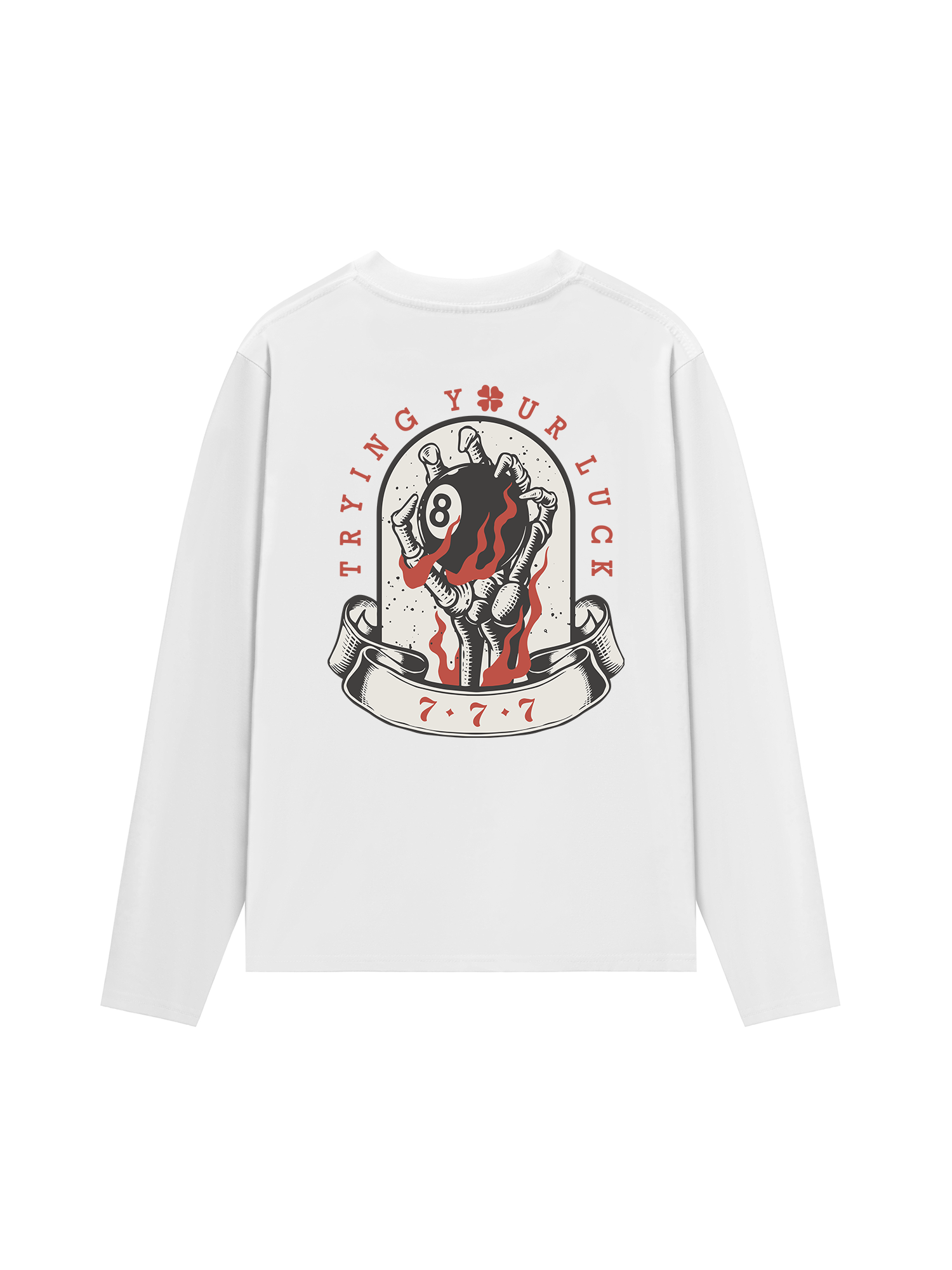 Áo Thun Dài Tay Trying Your Luck