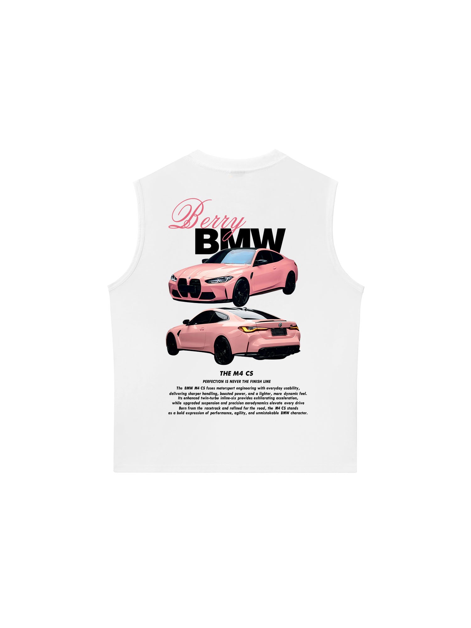Áo Ba Lỗ Relaxed Fit Berry BMW