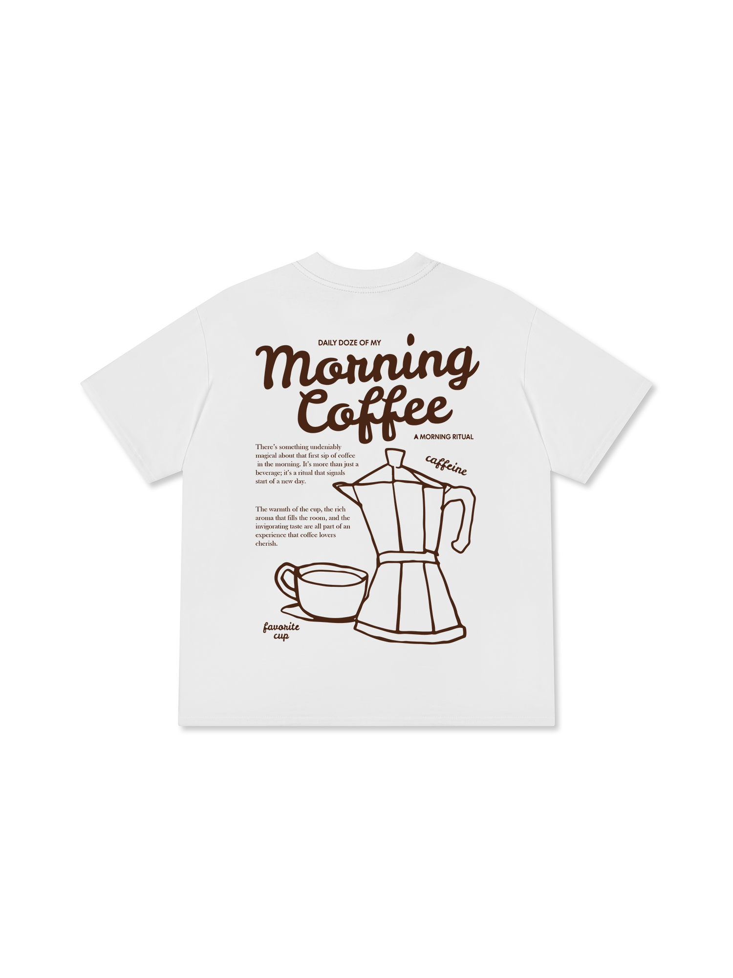 Áo Thun Relaxed Fit Morning Coffee