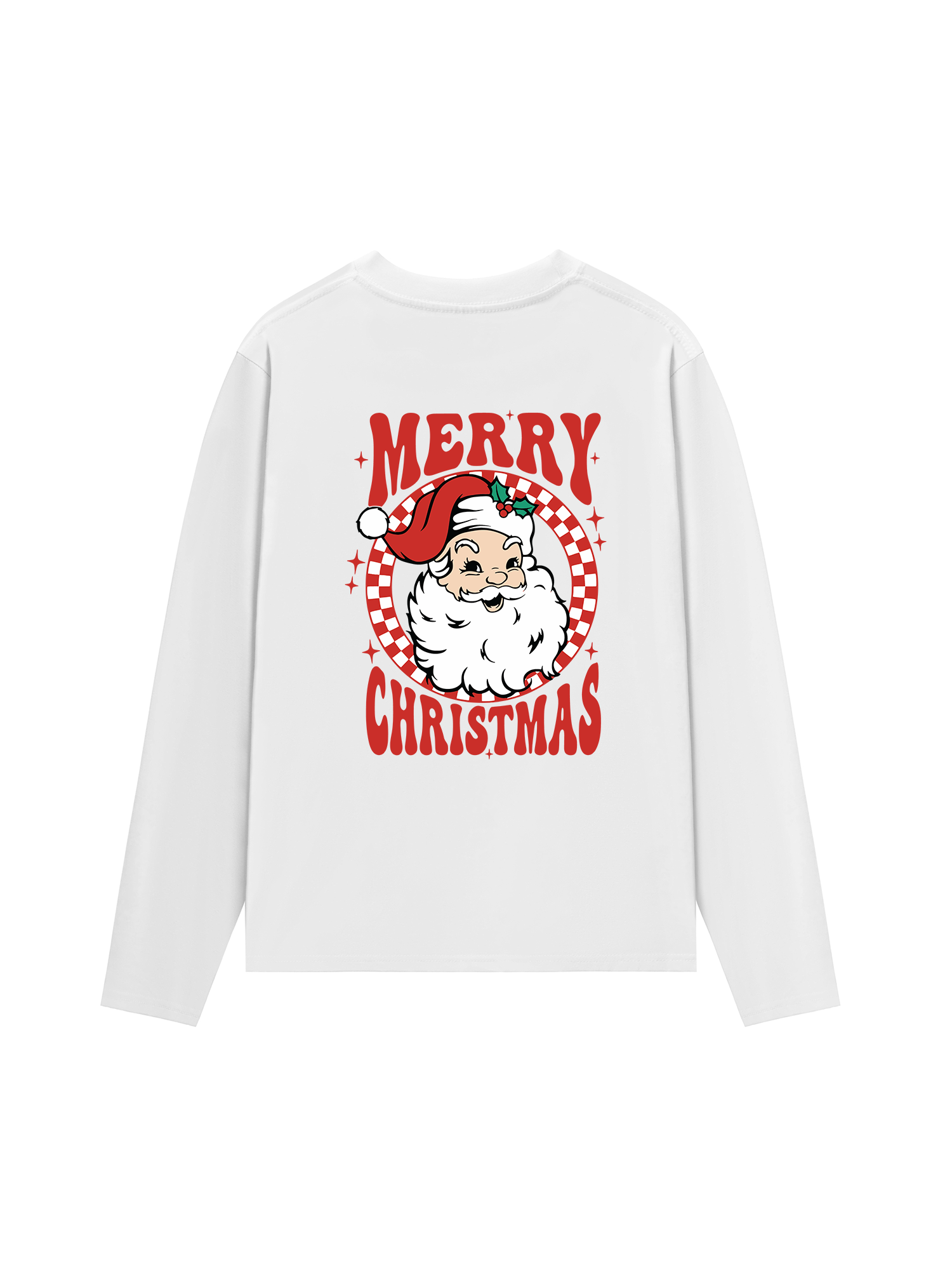 Áo Thun Dài Tay Groovy Merry Christmas Santa