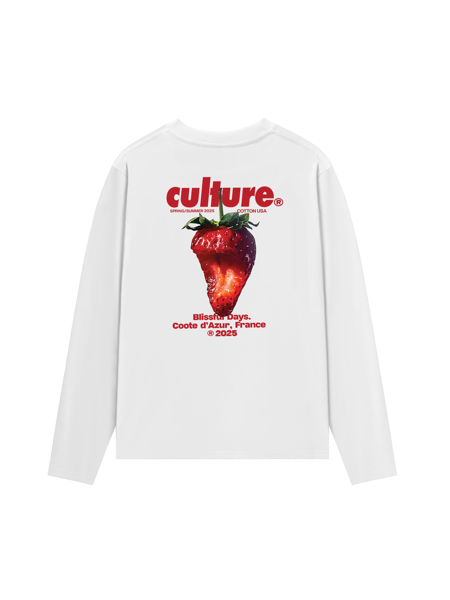 Áo Thun Dài Tay Tropical Culture Strawberry