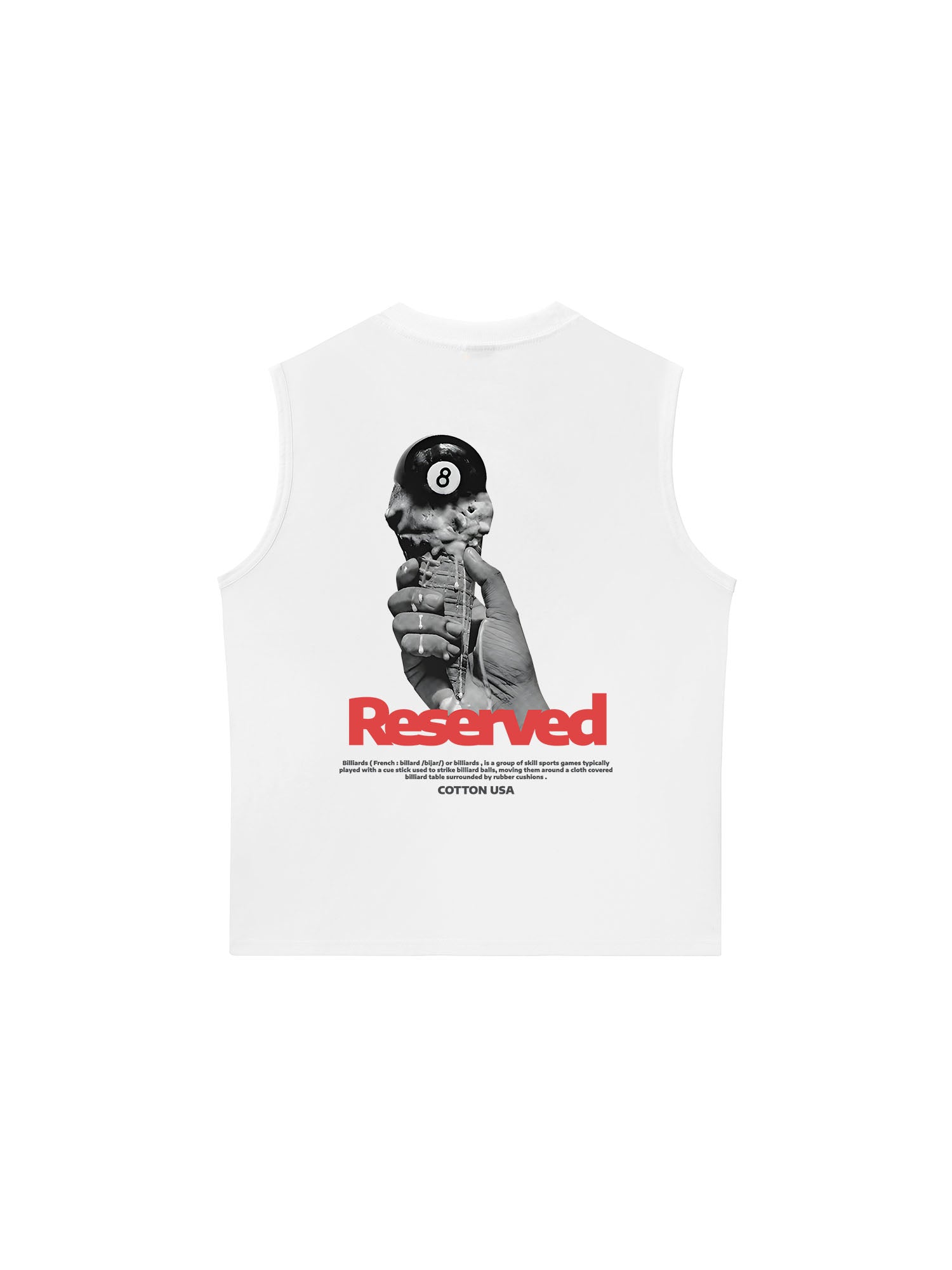 Áo Ba Lỗ Relaxed Fit Billiards Reserved Gray
