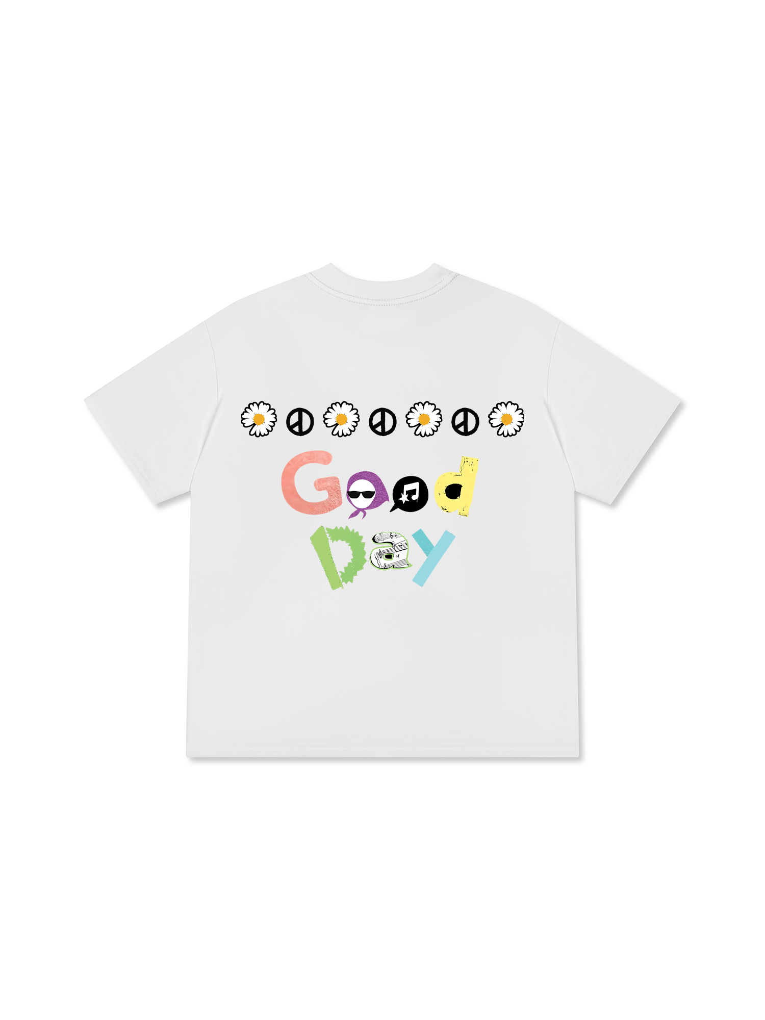 Áo Thun Relaxed Fit Idol G-Dragon Flower Peace Shirt