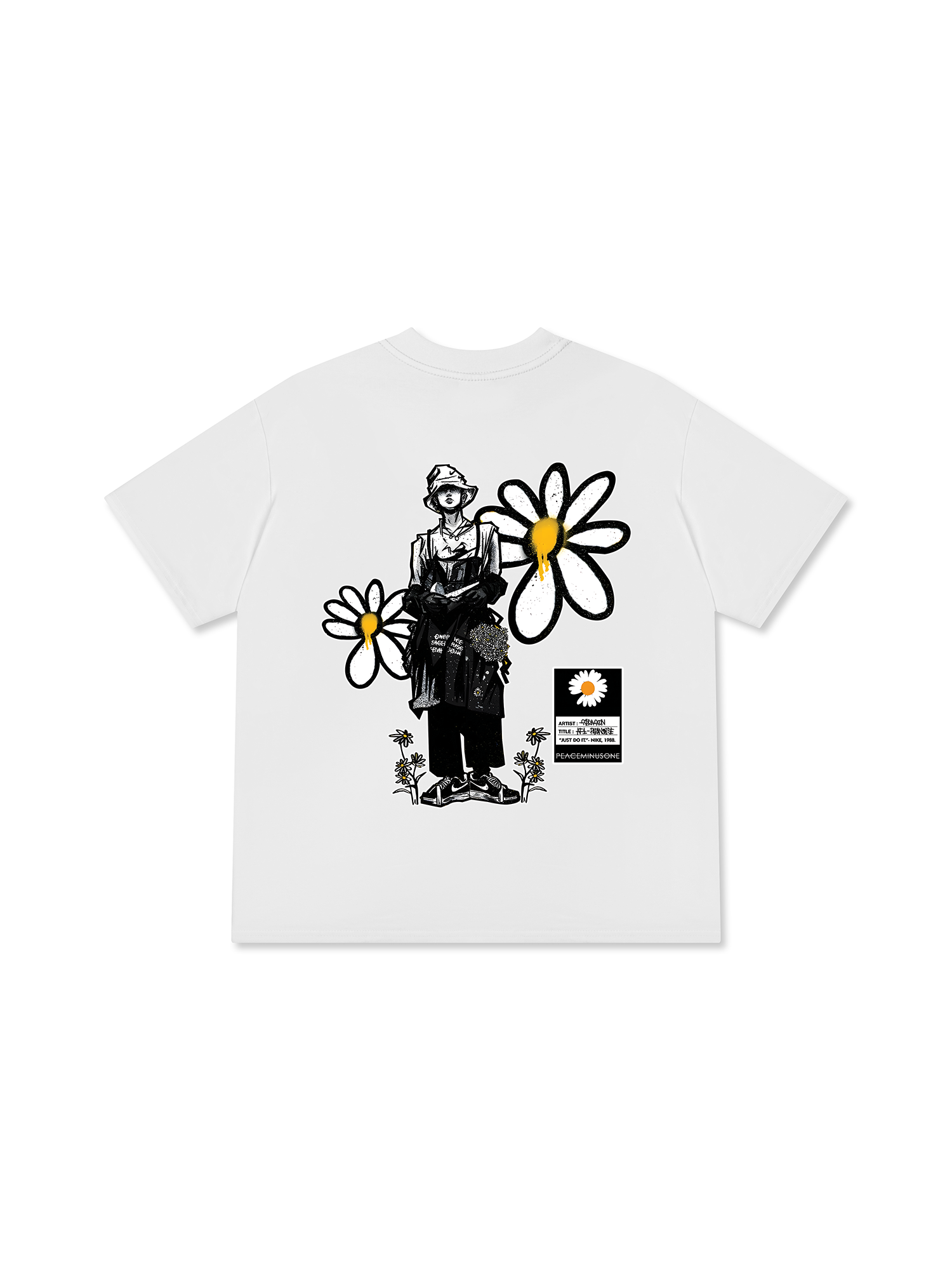Áo Thun Relaxed Fit Floral X GD Art Daisy
