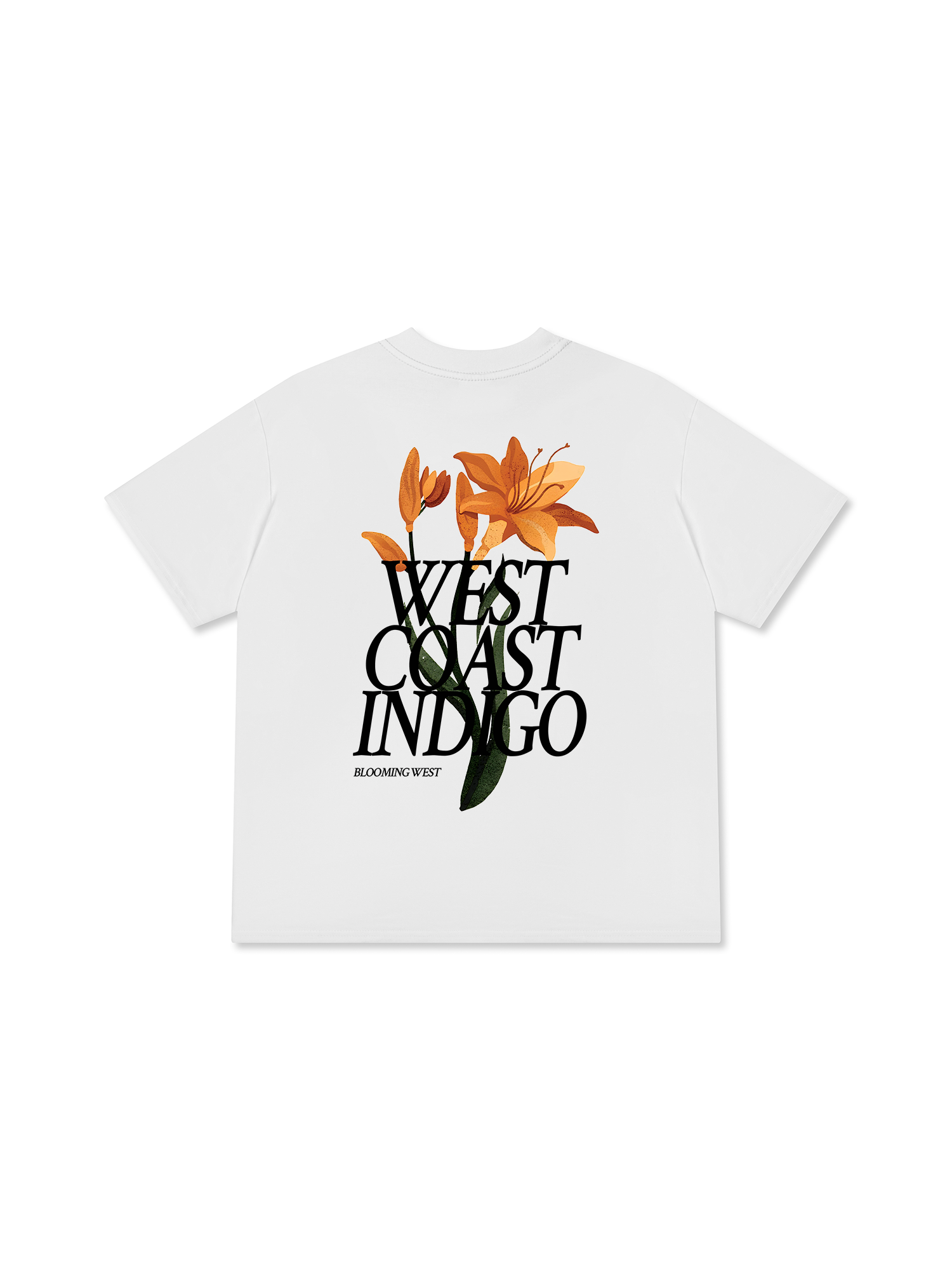 Áo Thun Relaxed Fit Floral West Coast Indigo