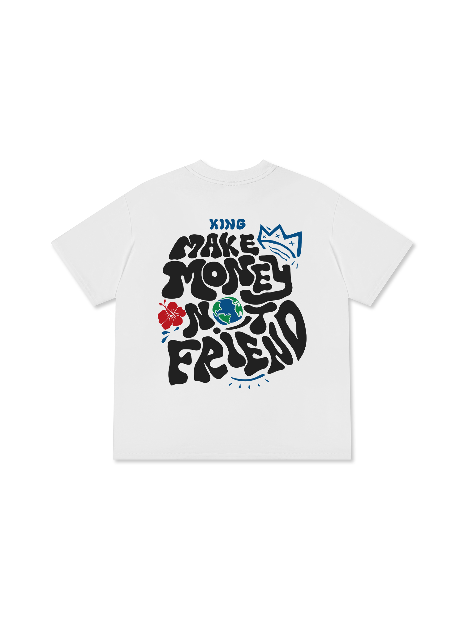 Áo Thun Relaxed Fit Money King Make Not Friend