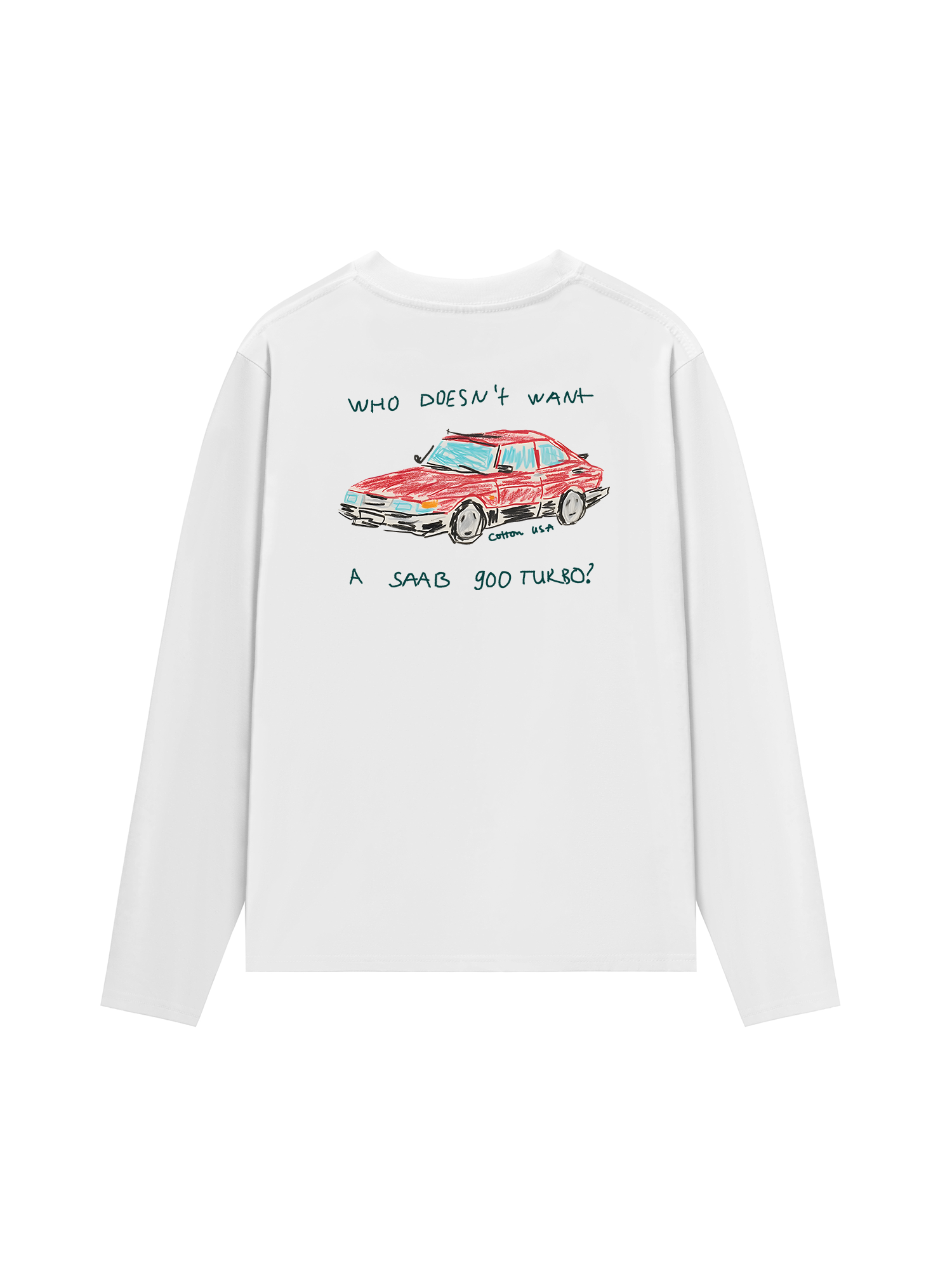 Áo Thun Dài Tay Classic Car Crayon Car