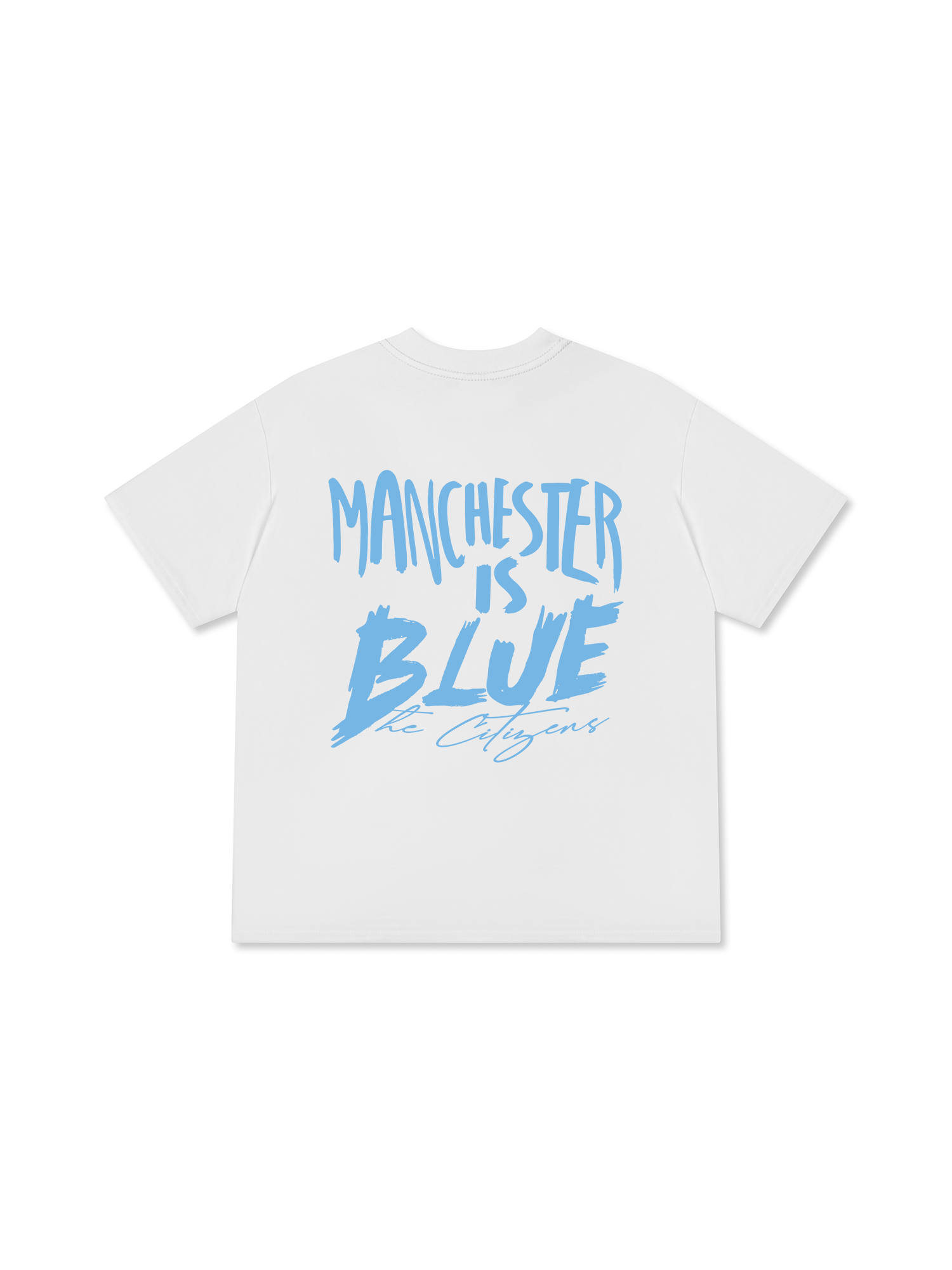 Áo Thun Relaxed Fit Soccer Manchester is Blue