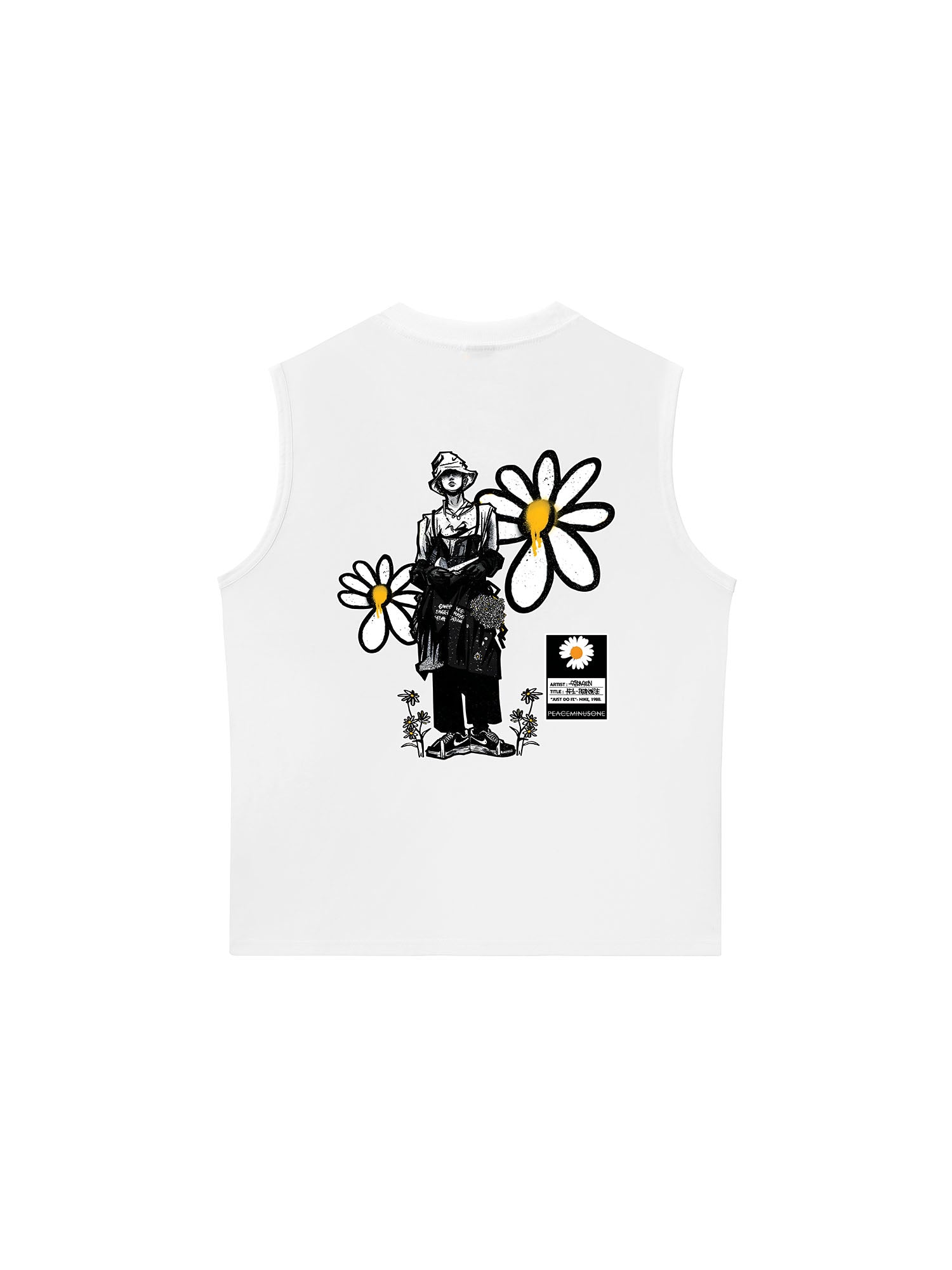 Áo Ba Lỗ Relaxed Fit Floral X GD Art Daisy