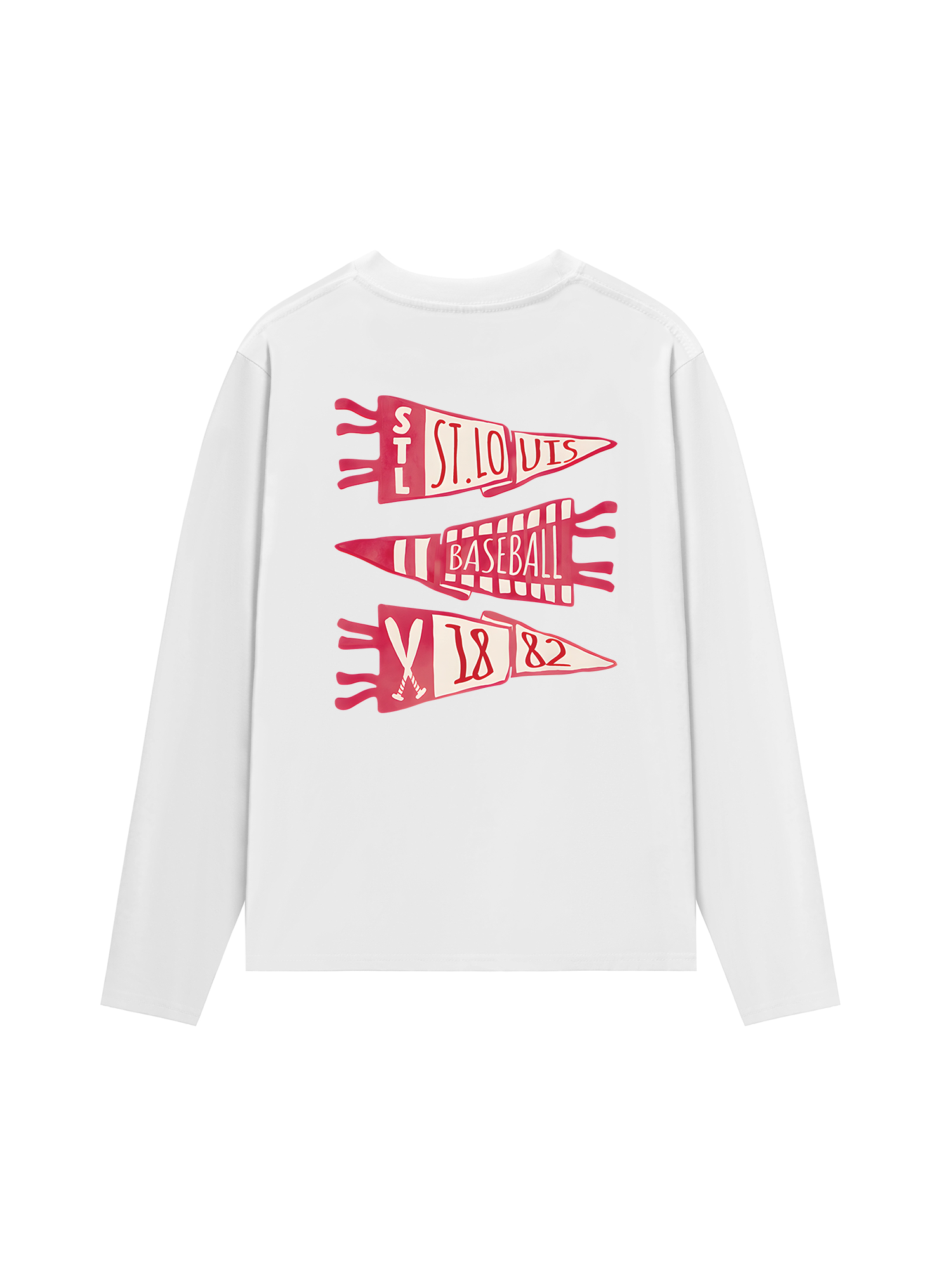 Áo Thun Dài Tay Baseball St.Louis