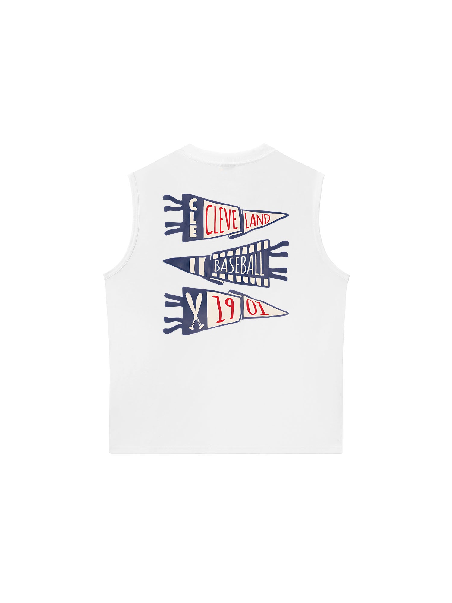 Áo Ba Lỗ Relaxed Fit Baseball Cleve Land