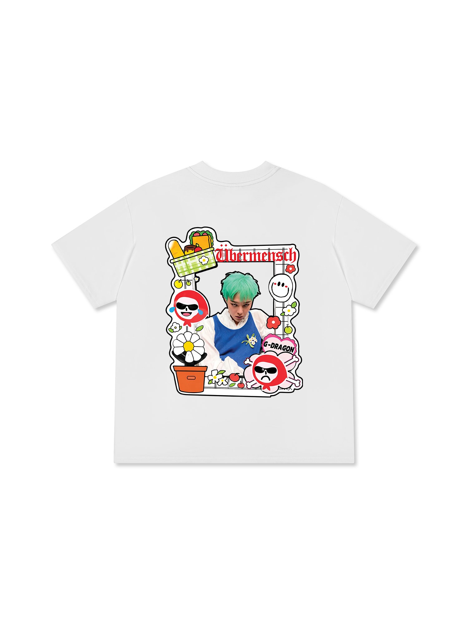 Áo Thun Relaxed Fit Idols G-Dragon Übermensch Frame