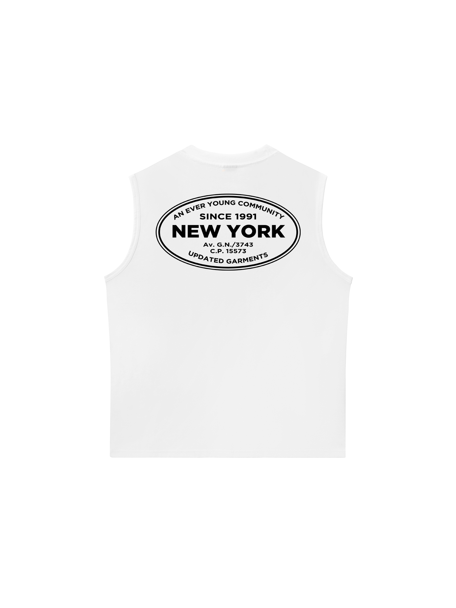 Áo Ba Lỗ Relaxed Fit An Ever Young Community New York