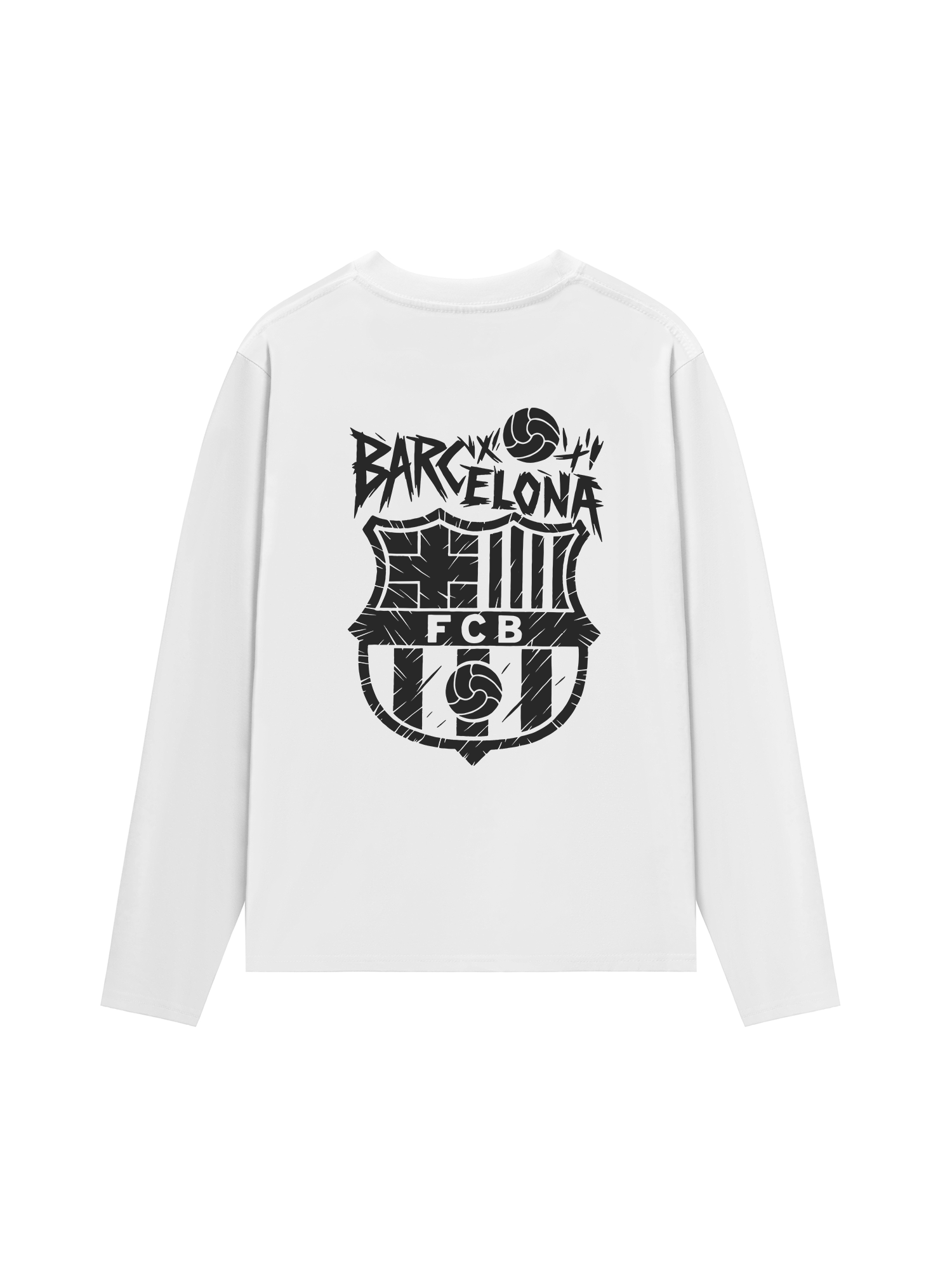 Áo Thun Dài Tay Barcelona Wild Style