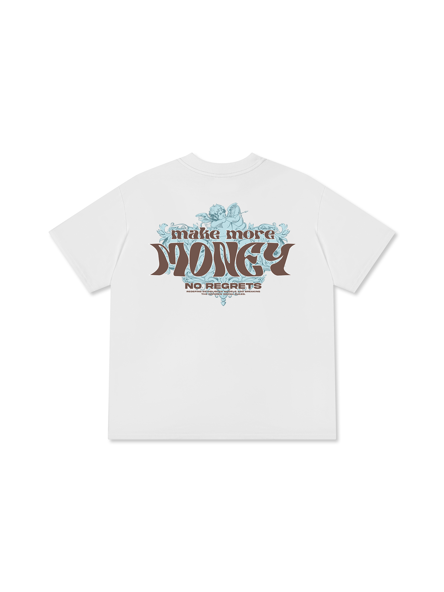 Áo Thun Relaxed Fit Money Make More No Regrets