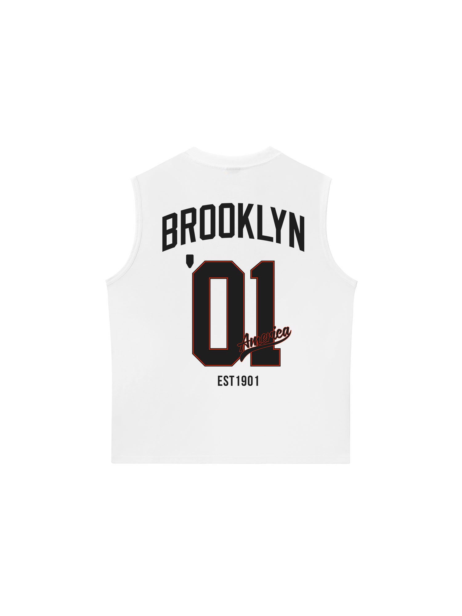 Áo Ba Lỗ Relaxed Fit Baseball Brooklyn America
