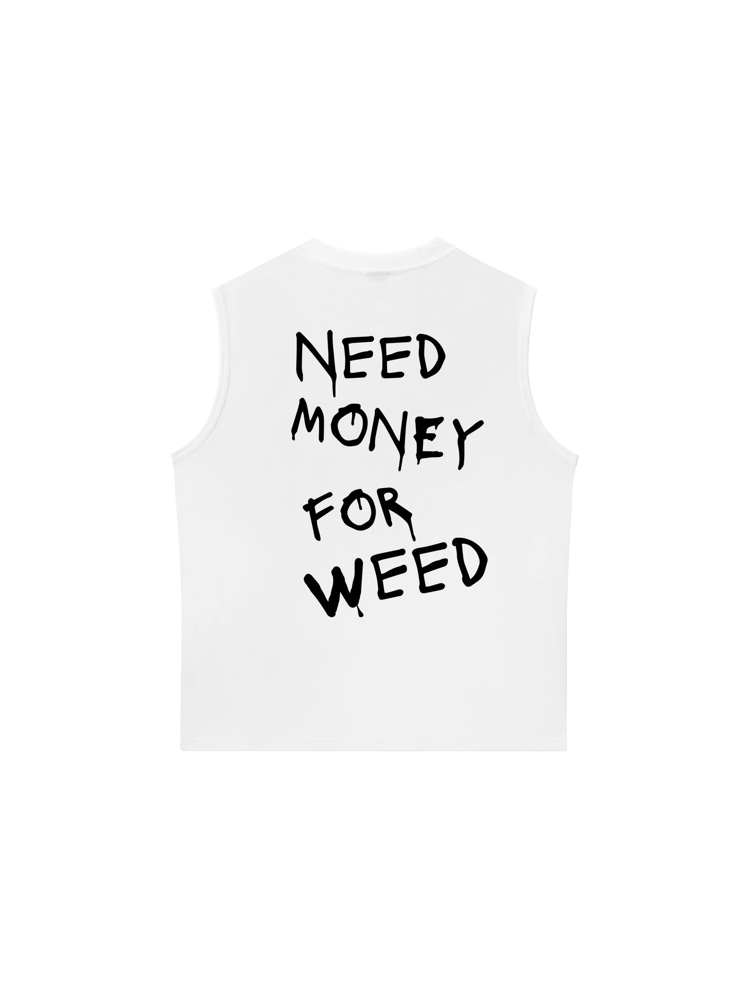 Áo Ba Lỗ Relaxed Fit Need Money For Weed