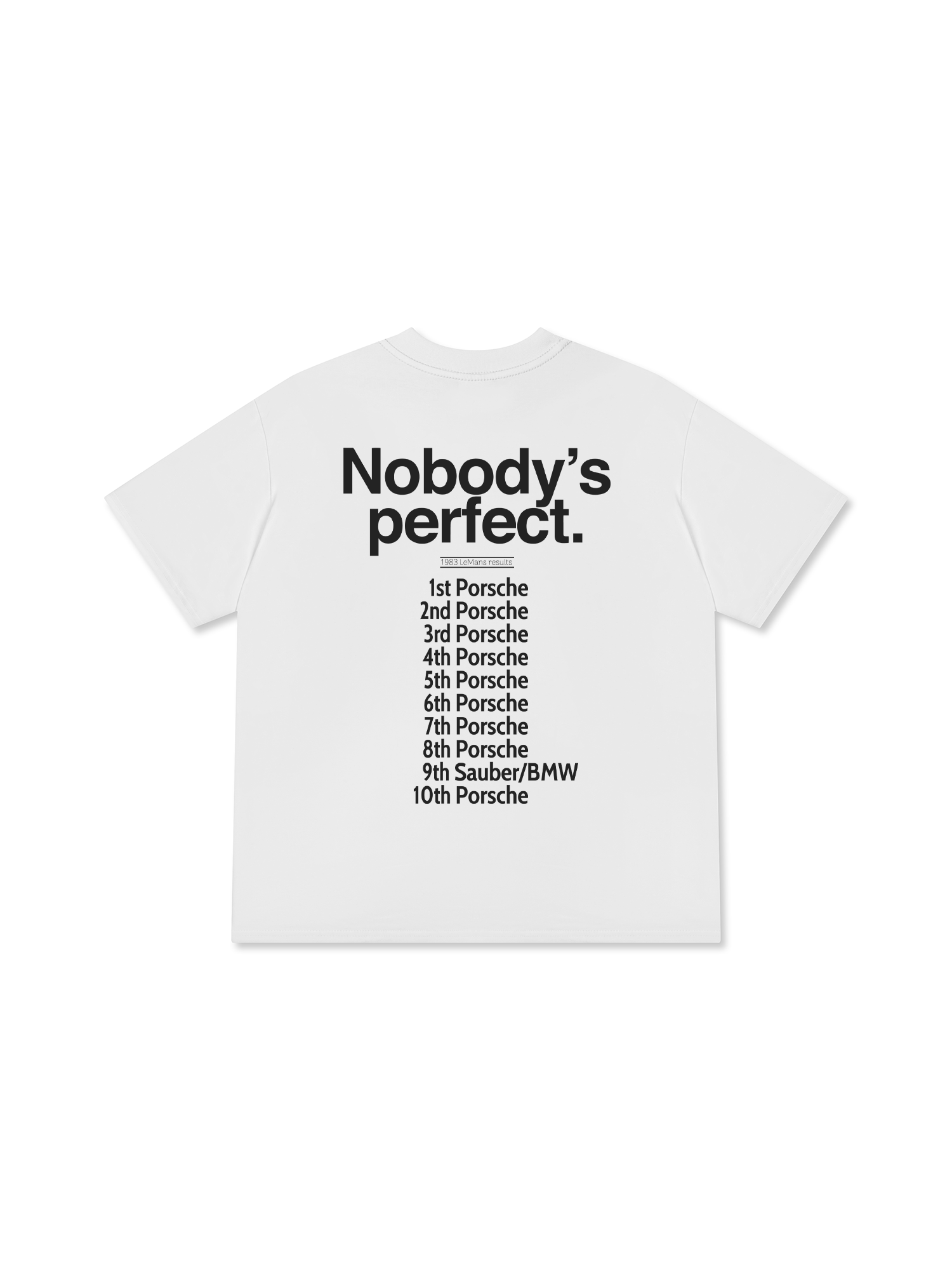 Áo Thun Relaxed Fit Porsche Nobody's Perfect