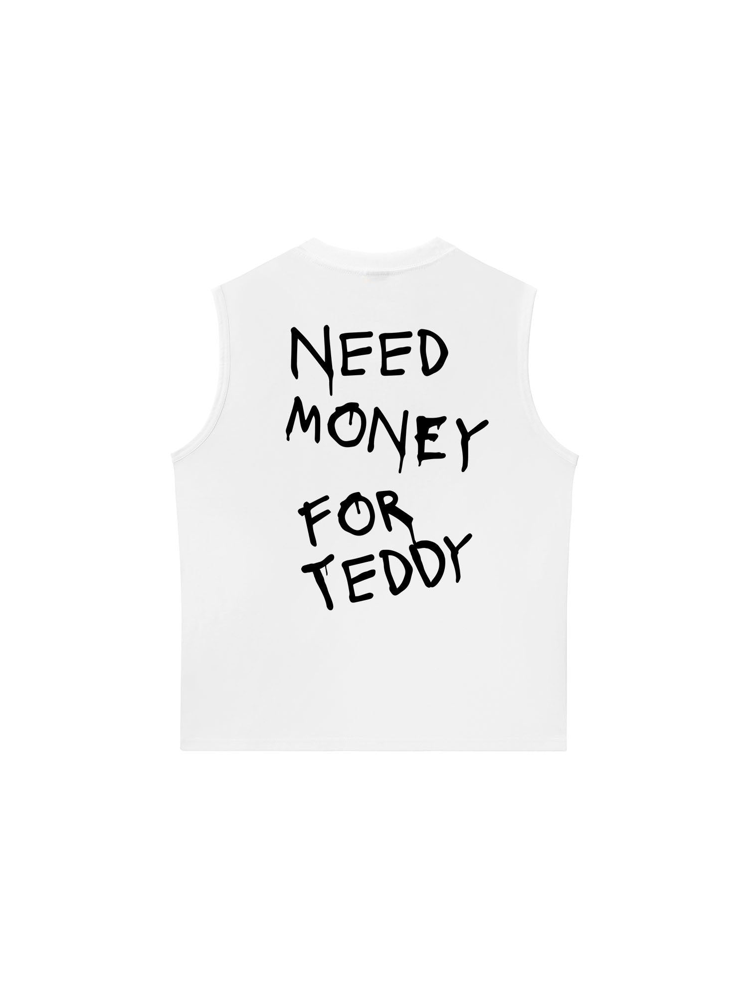 Áo Ba Lỗ Relaxed Fit Need Money For Teddy