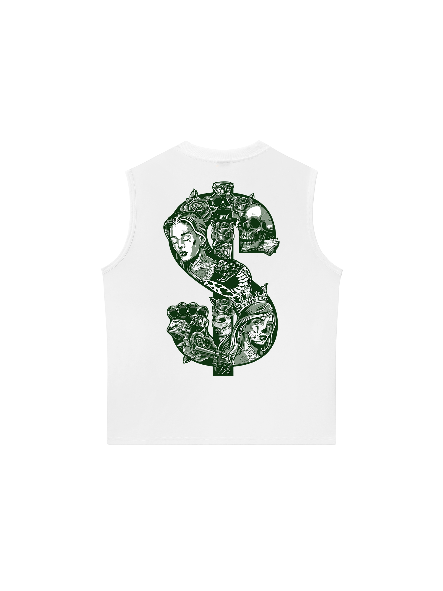 Áo Ba Lỗ Relaxed Fit Money Bad Person