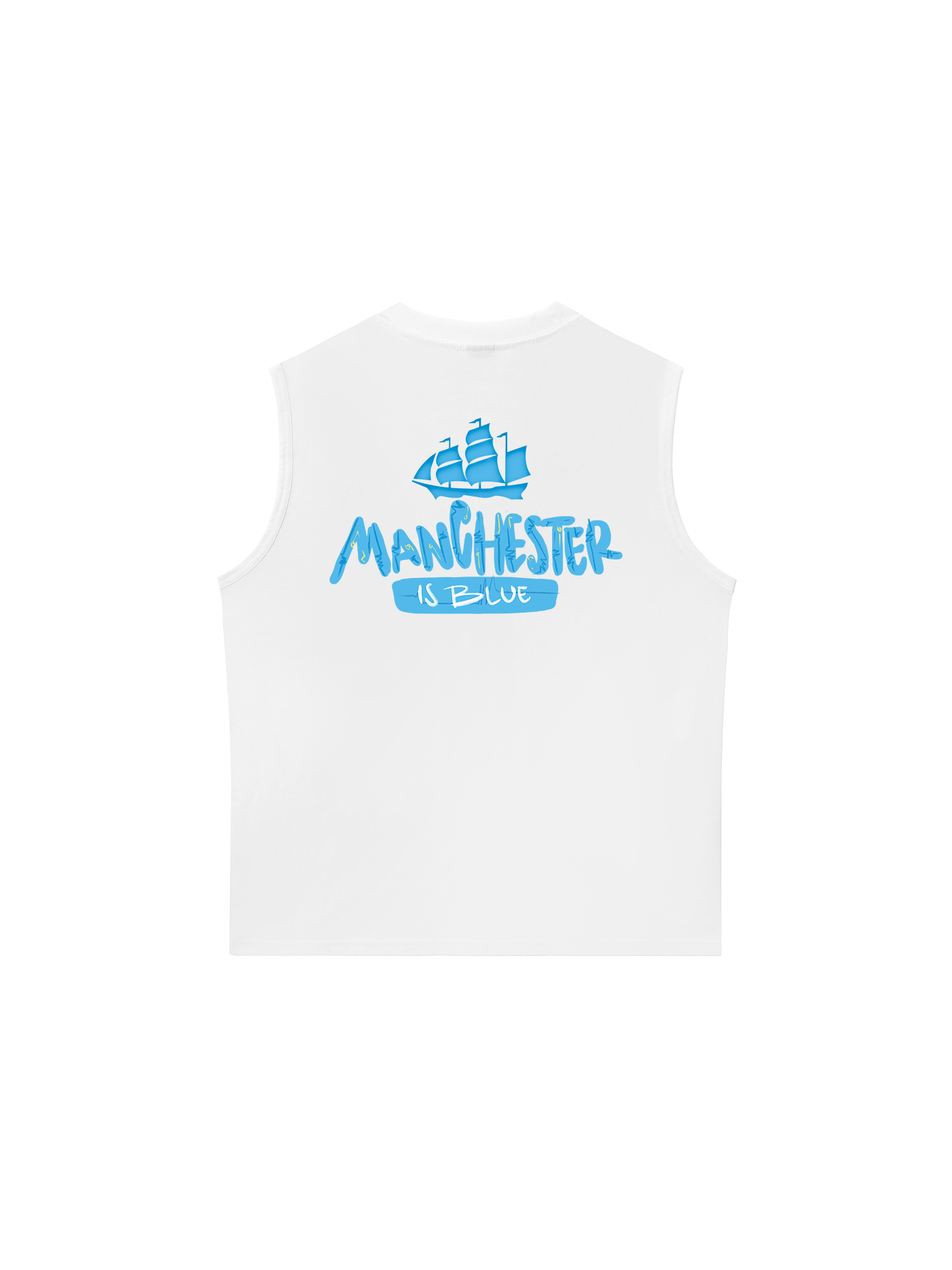 Áo Ba Lỗ Relaxed Fit Manchester Is Blue Ver 2