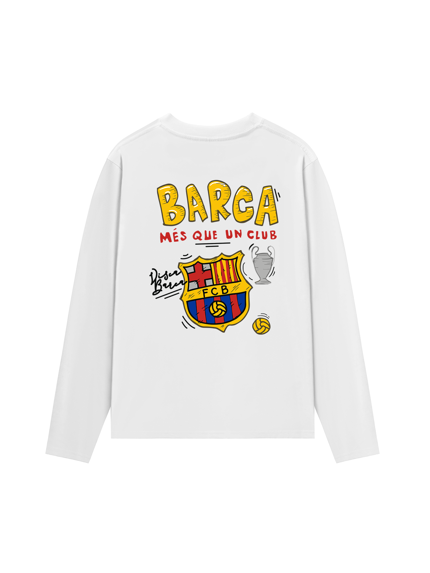 Áo Thun Dài Tay Barca Més Que Un Club