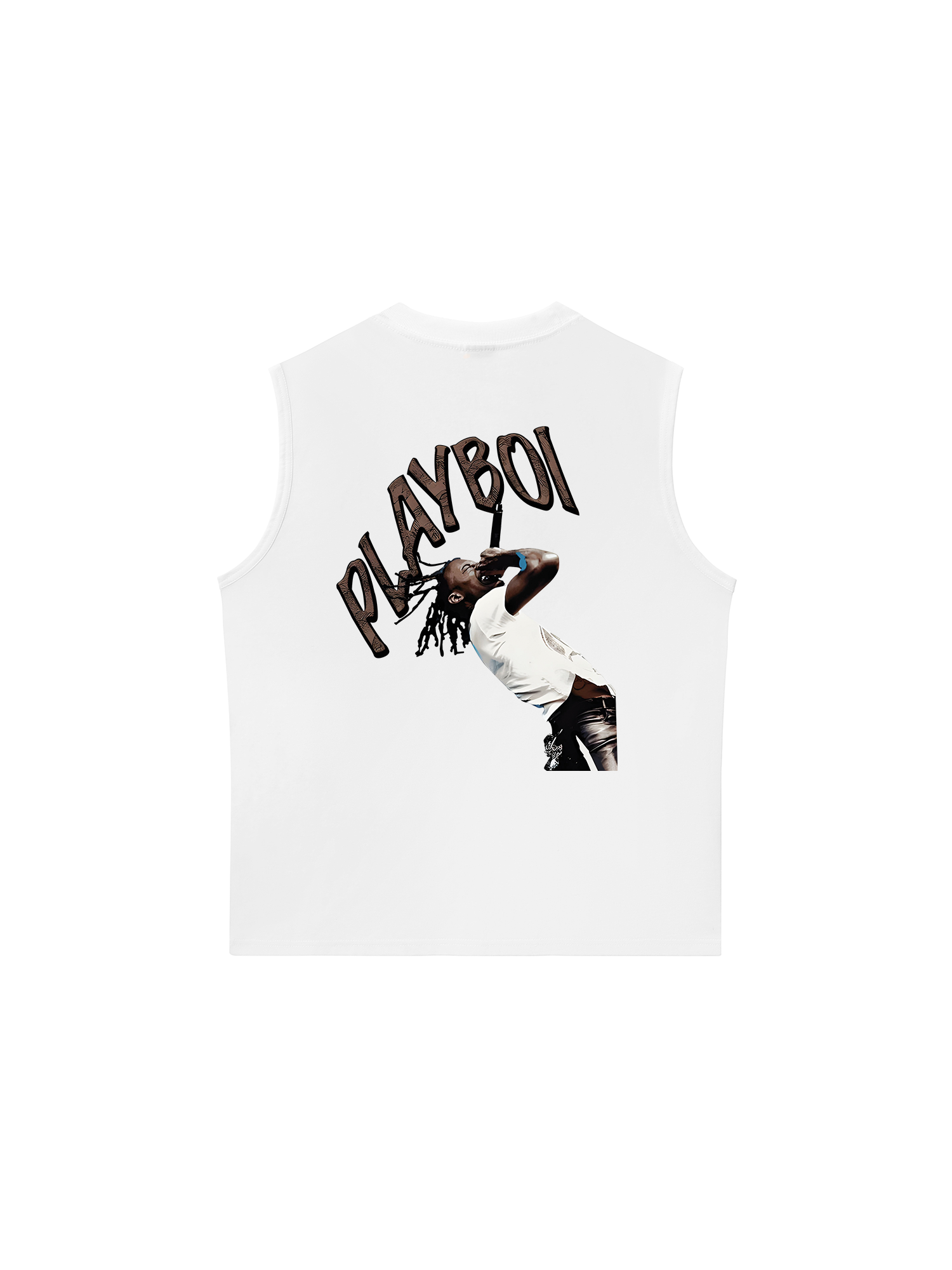 Áo Ba Lỗ Relaxed Fit Rapper Play Boi