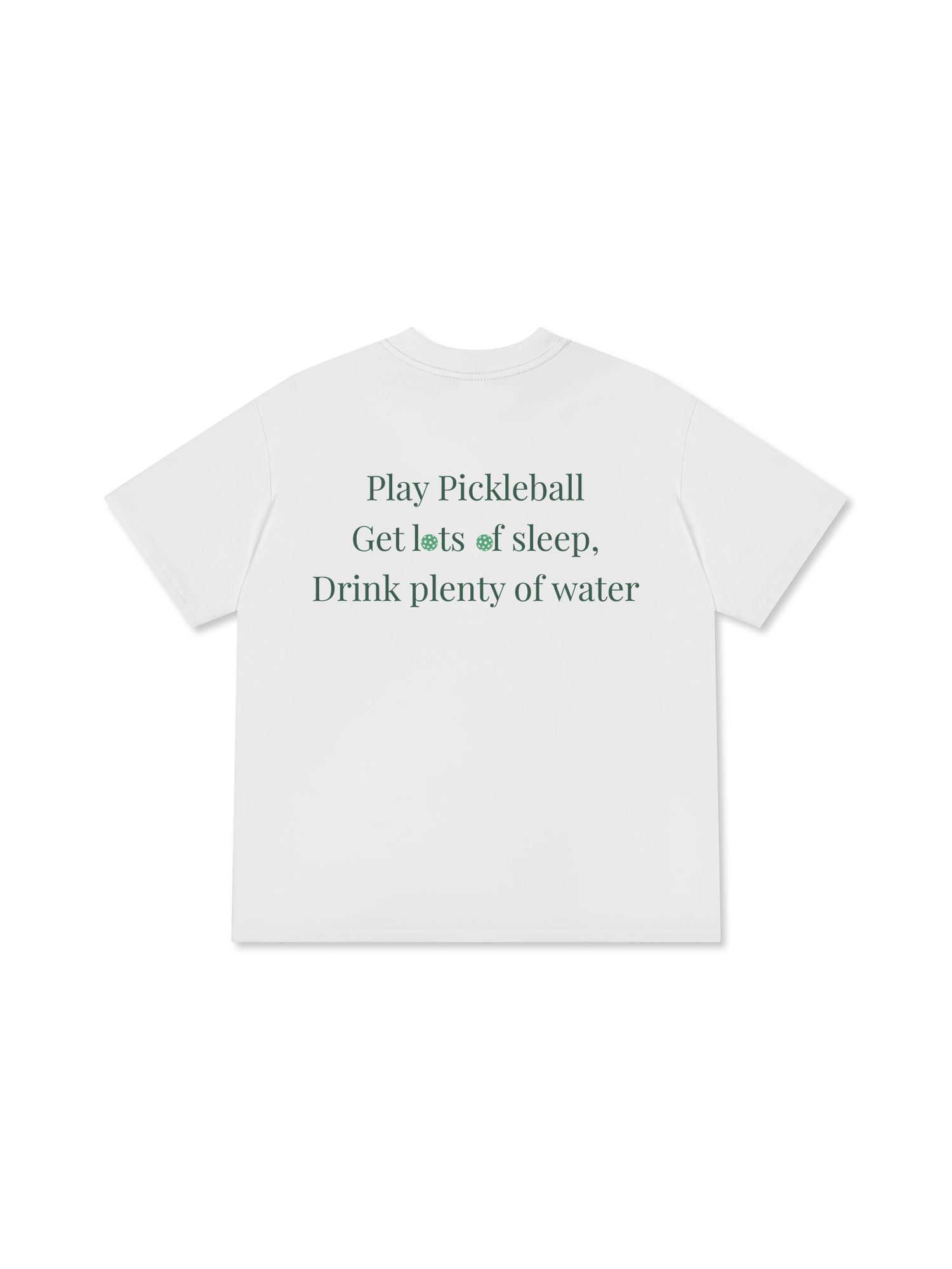 Áo Thun Relaxed Fit Pickleball Quote