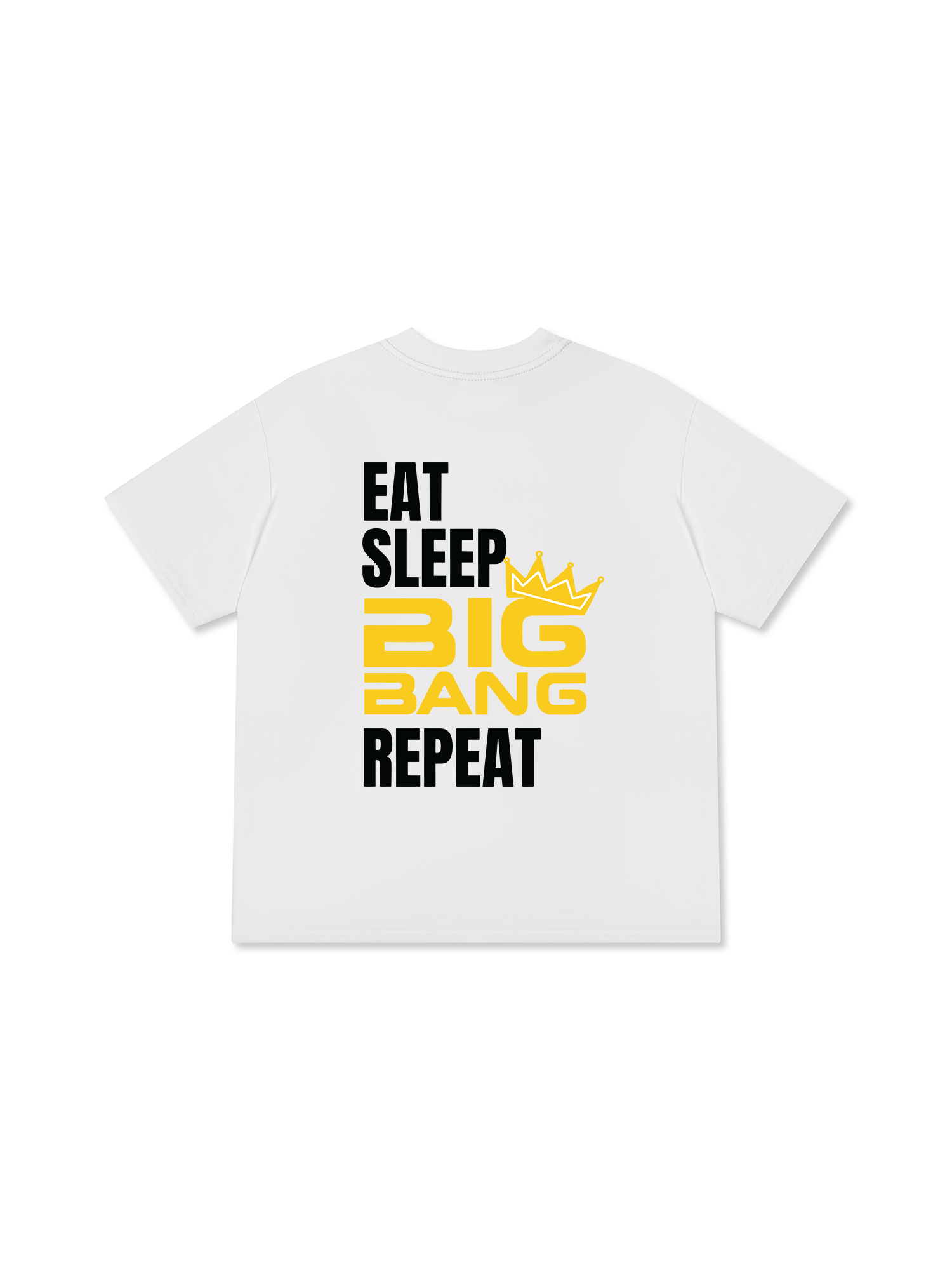 Áo Thun Relaxed Fit Idol Eat Sleep BIGBANG Repeat