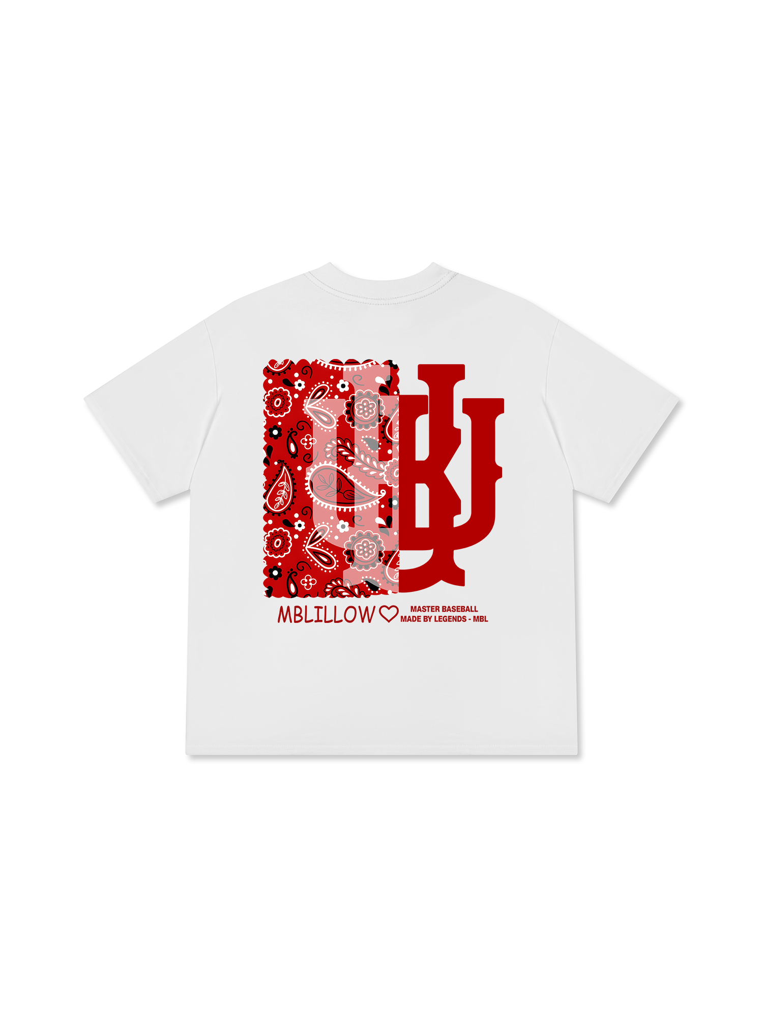 Áo Thun Relaxed Fit Master Baseball Red Bandana