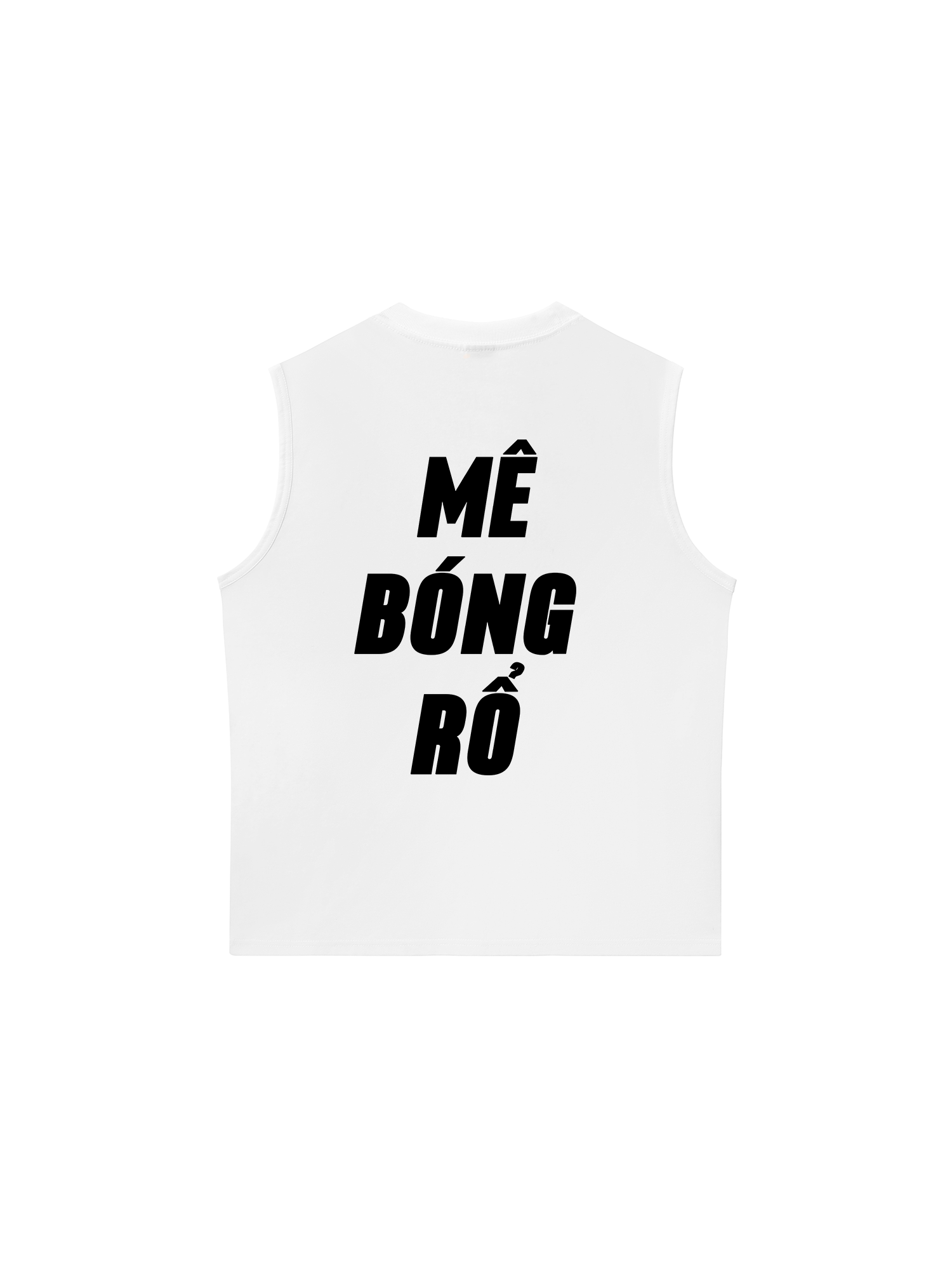 Áo Ba Lỗ Relaxed Fit Mê Bóng Rổ Black And White