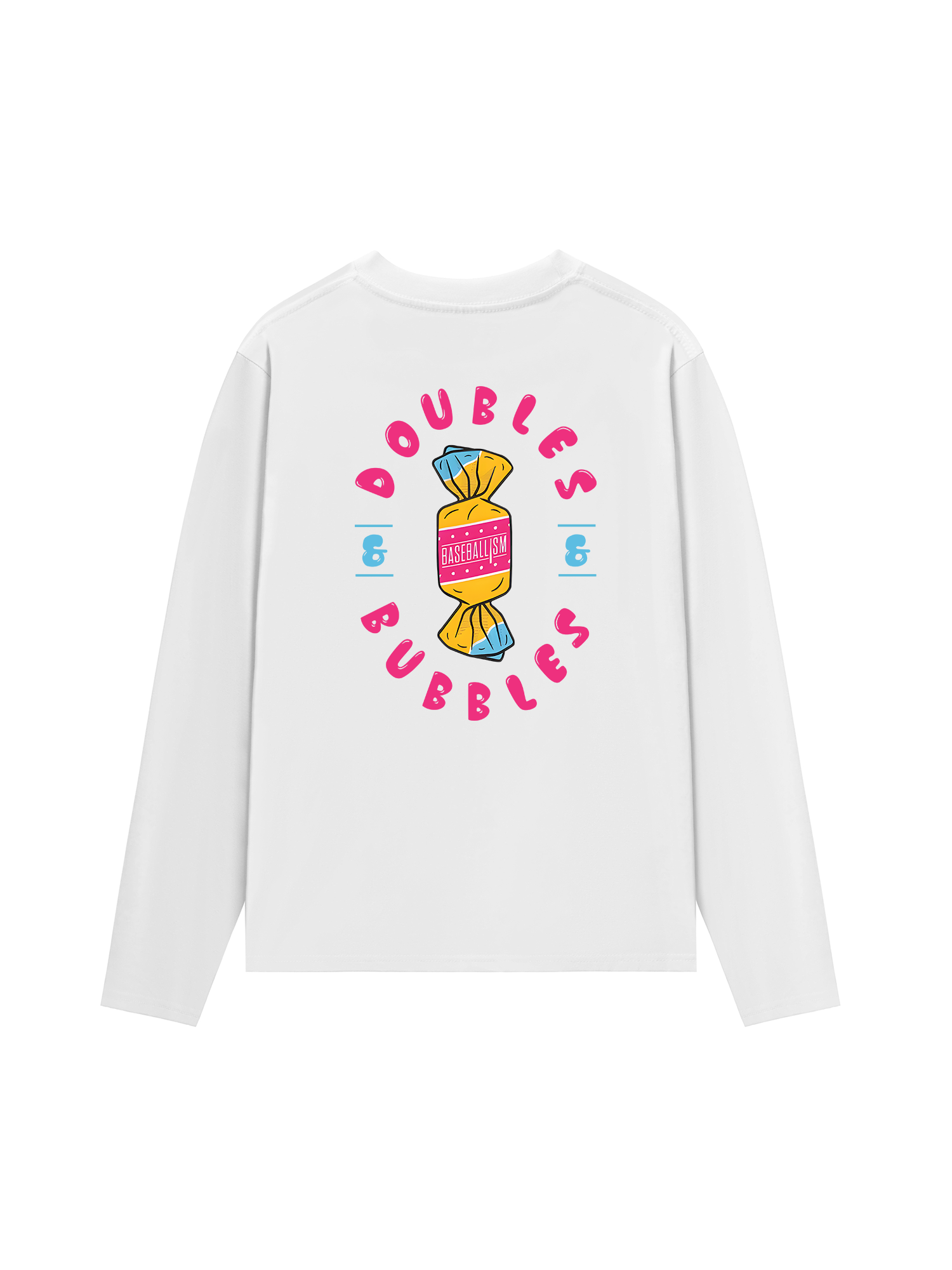 Áo Thun Dài Tay Baseball Double Bubble