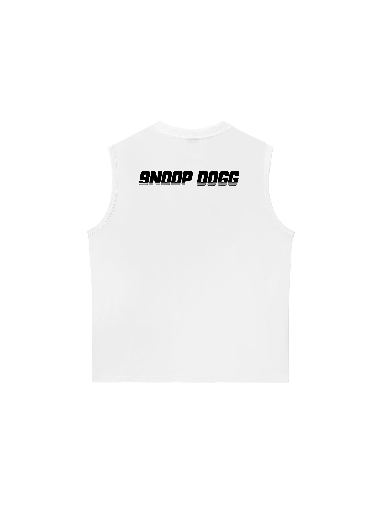 Áo Ba Lỗ Relaxed Fit Black And White Snoop Dog