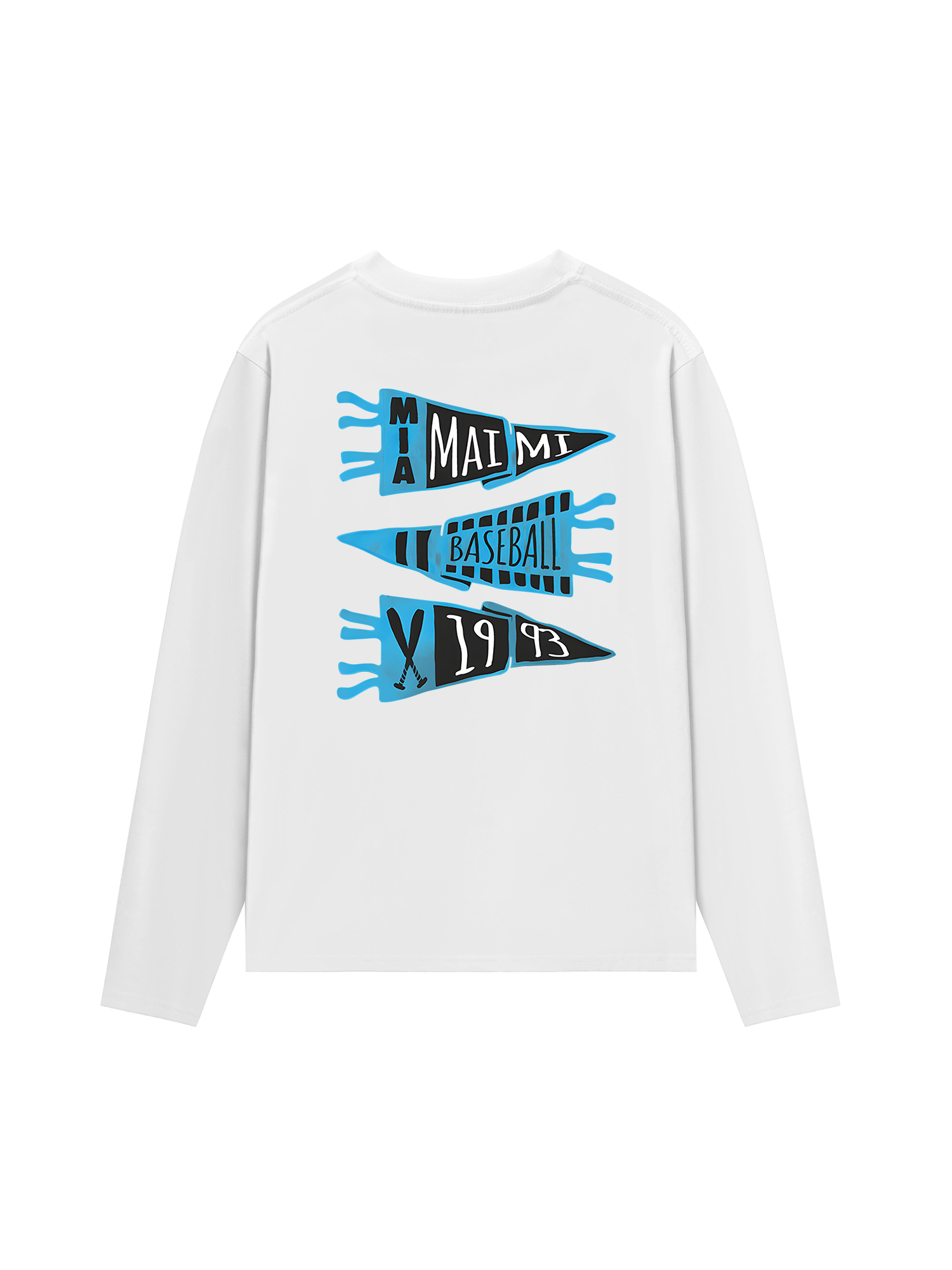 Áo Thun Dài Tay Baseball Maimi