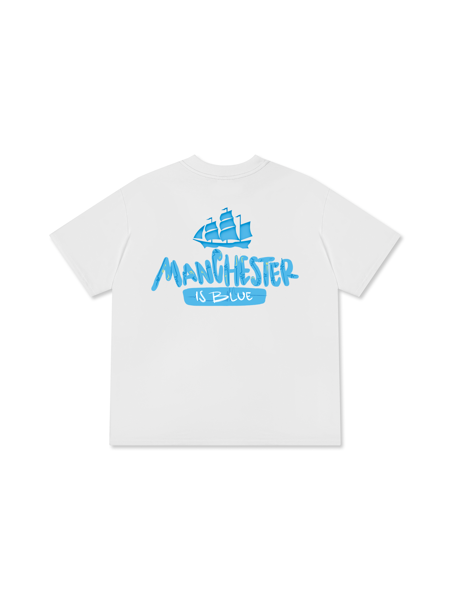 Áo Thun Relaxed Fit Manchester Is Blue Ver 2