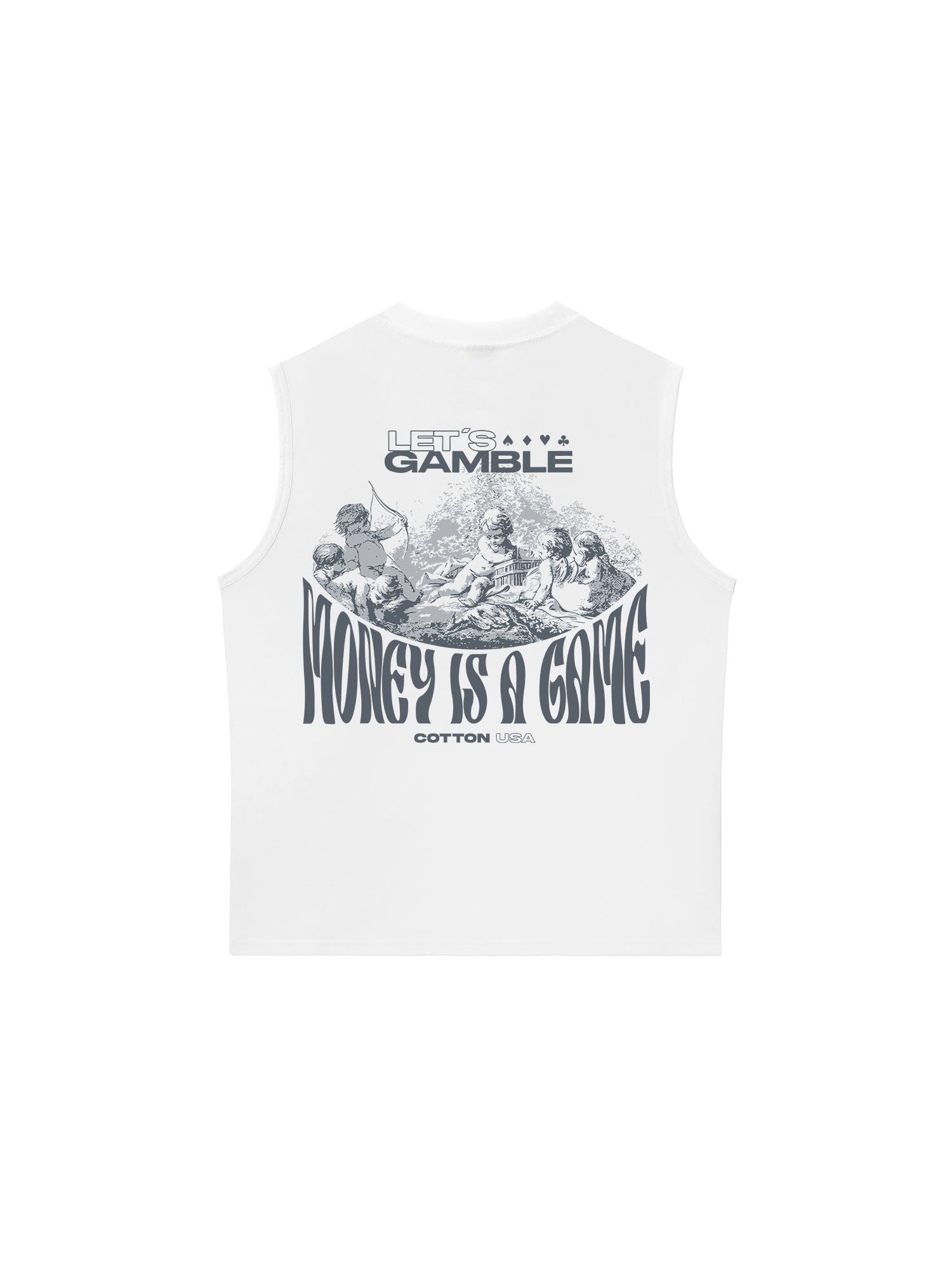Áo Ba Lỗ Relaxed Fit Money Is A Game