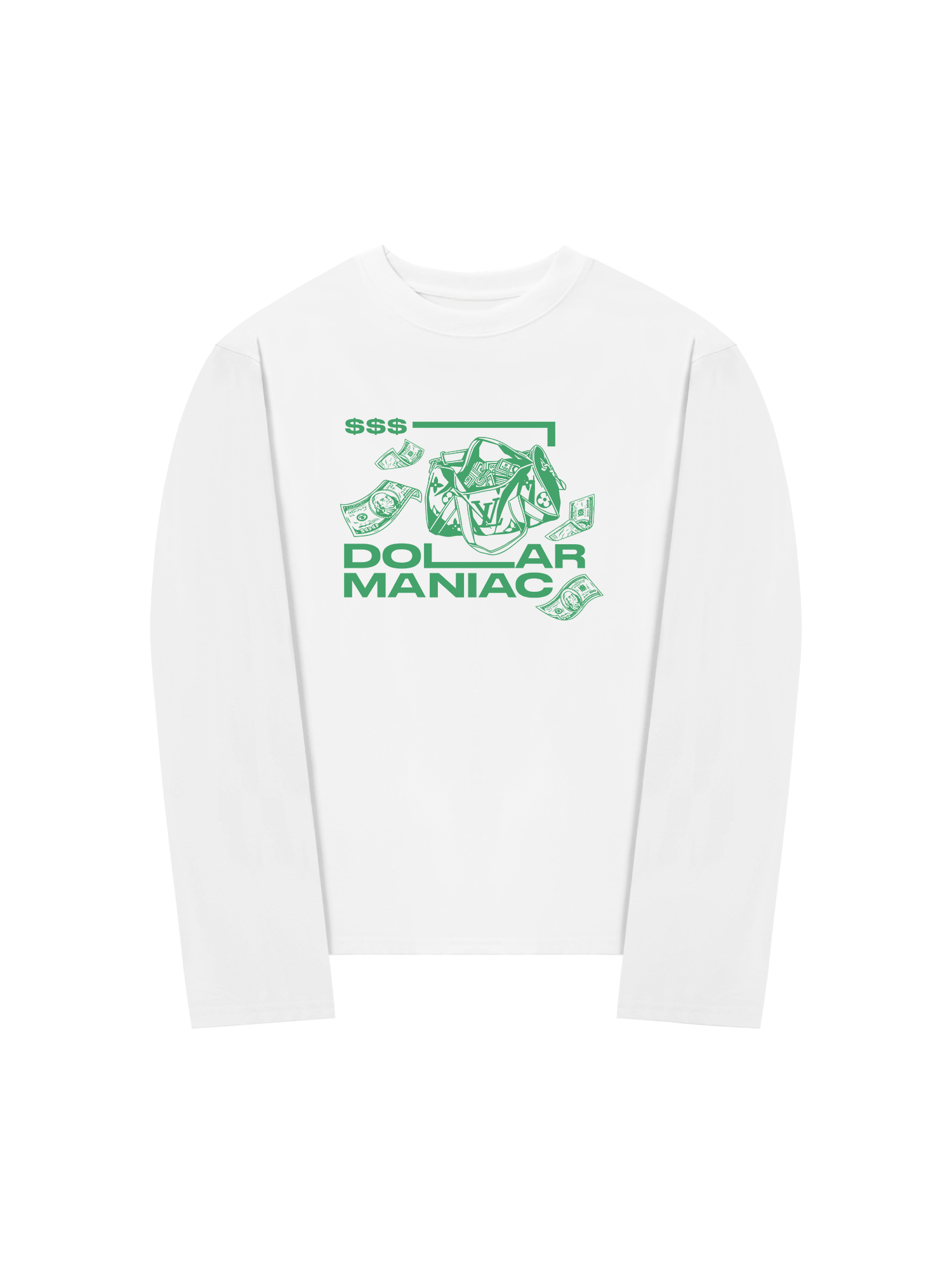 Áo Thun Dài Tay Money Dolar Maniac