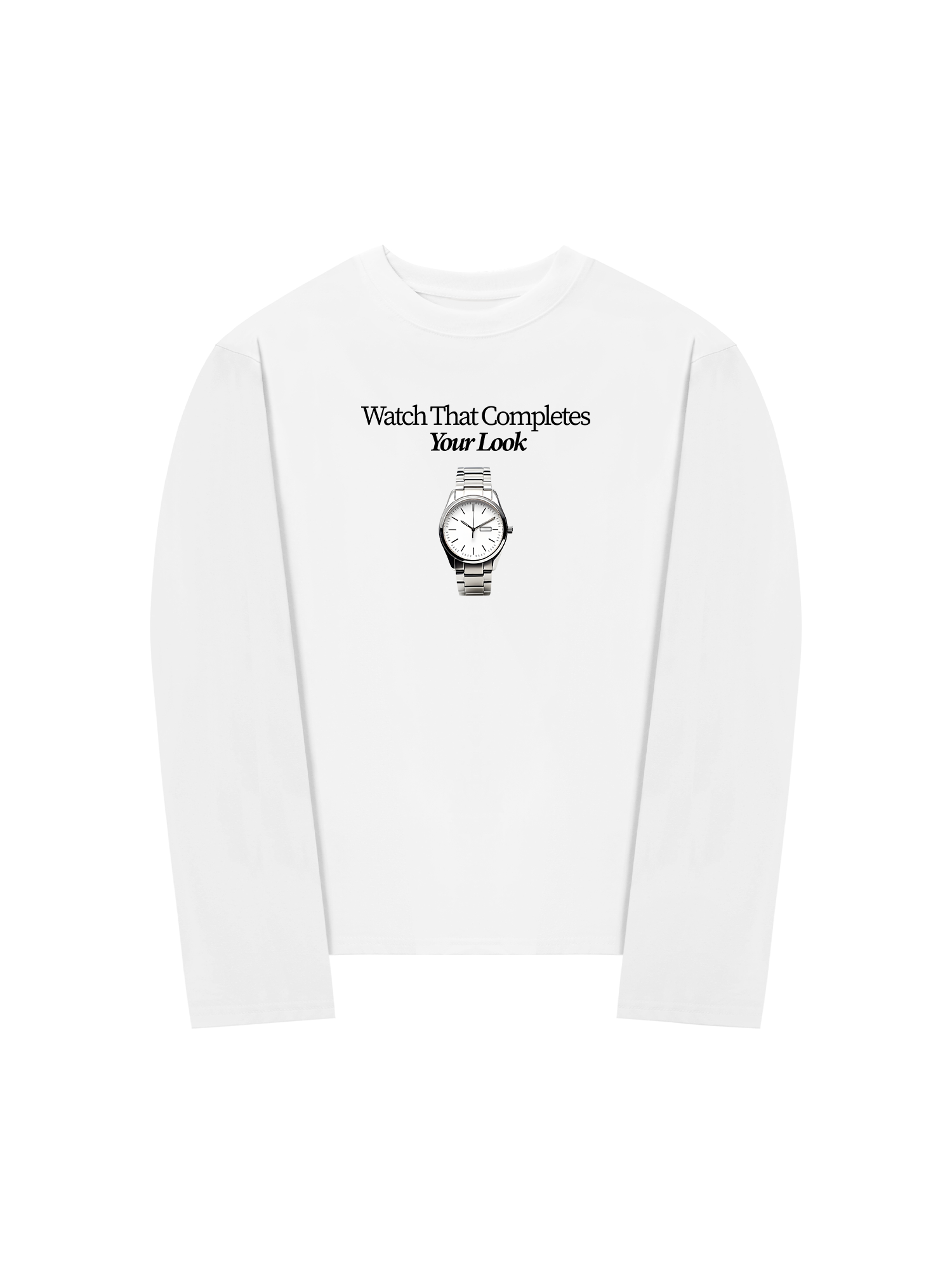 Áo Thun Dài Tay Watch That Completes