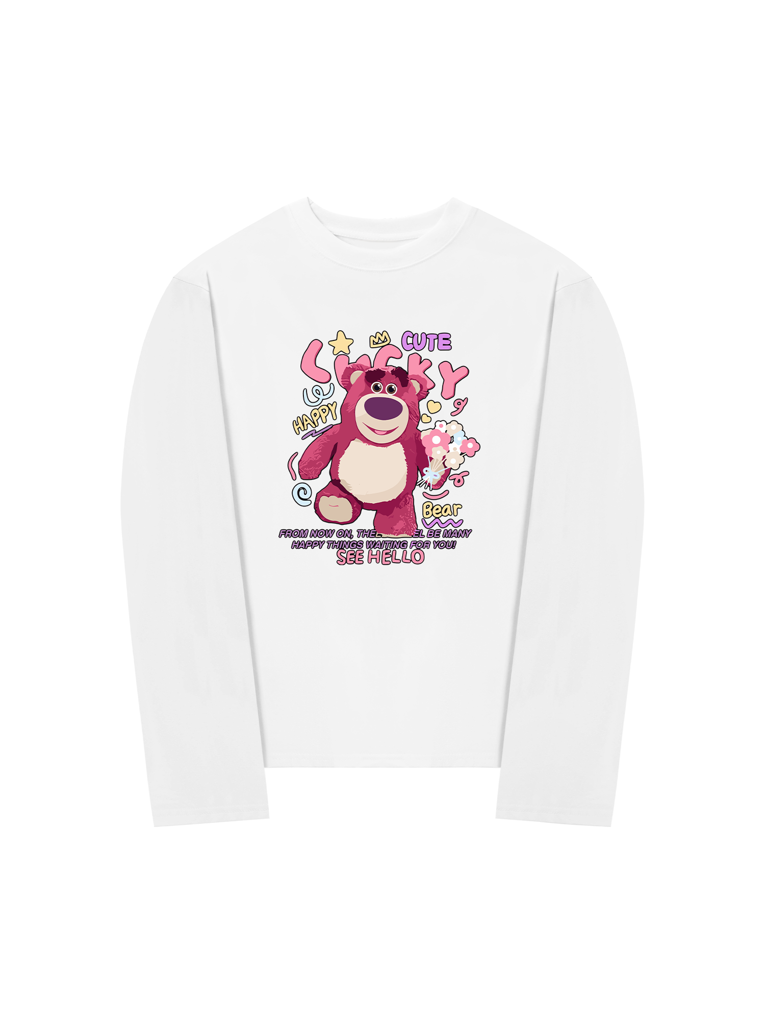 Áo Thun Dài Tay Lucky Bear