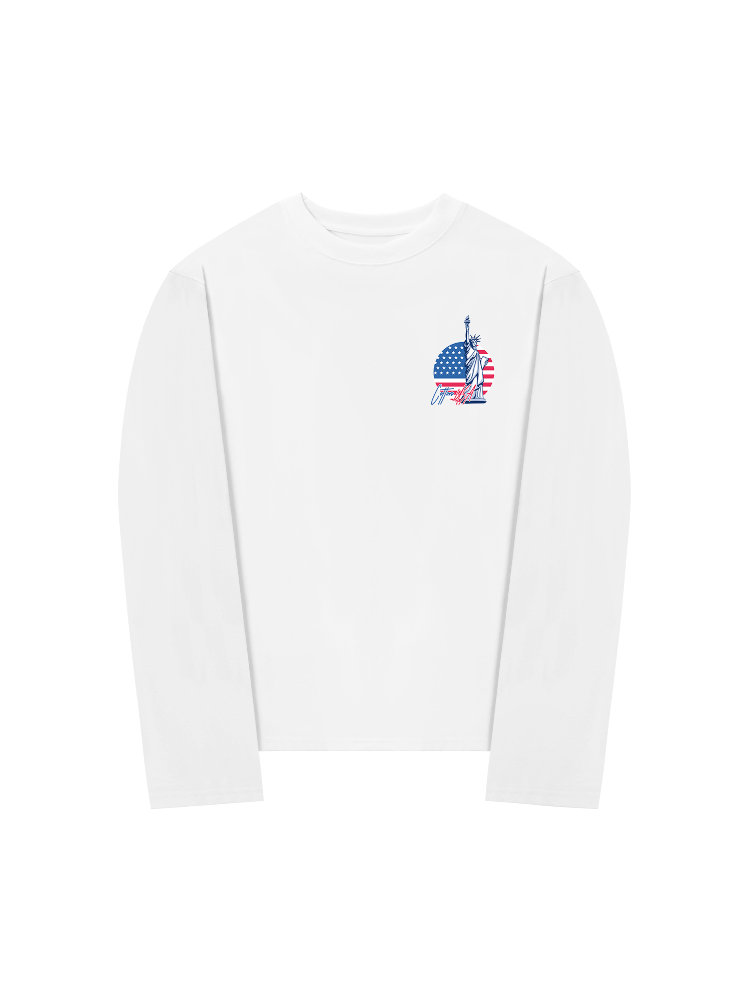 Áo Thun Dài Tay USA Statue Of Liberty