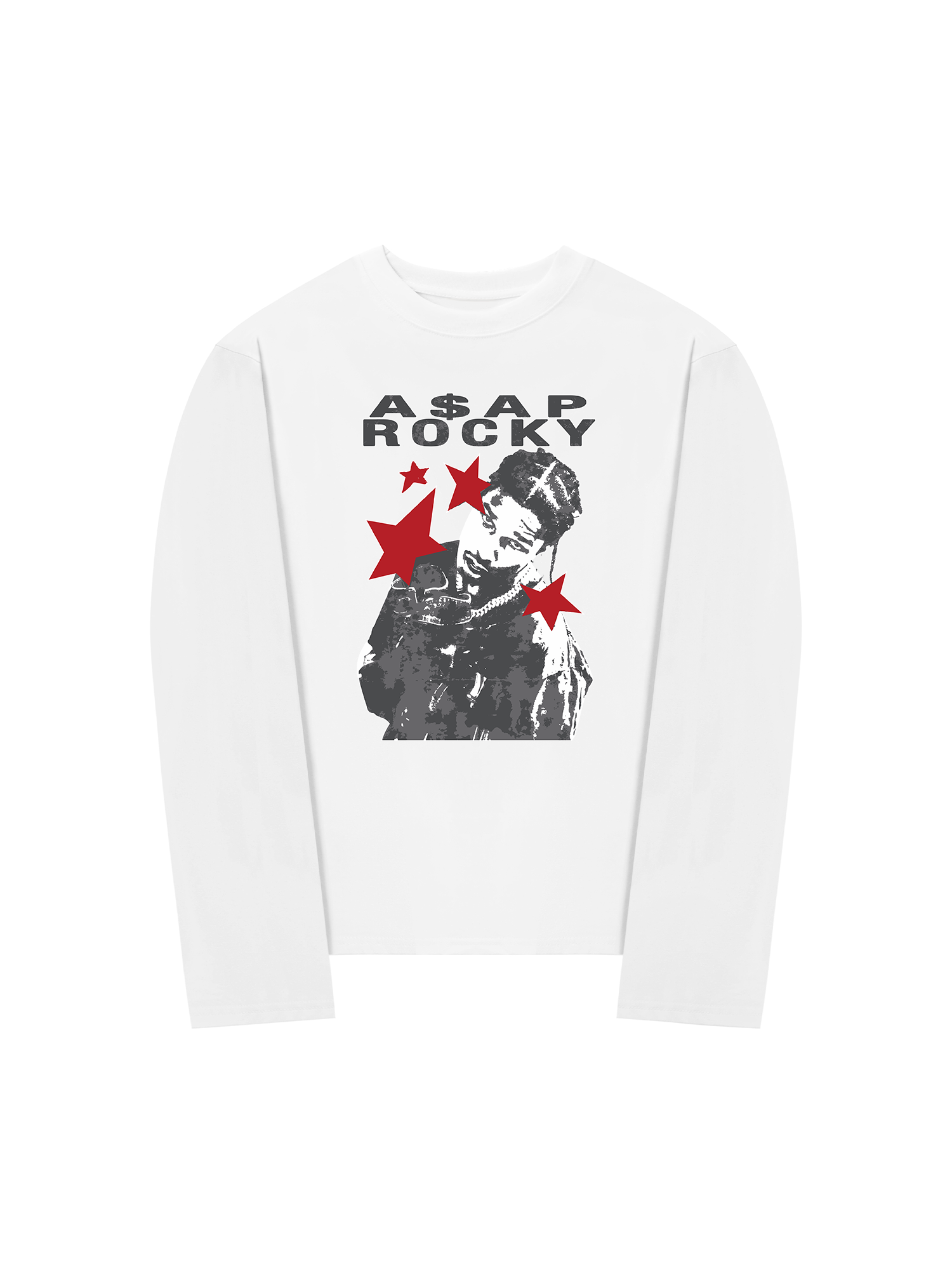 Áo Thun Dài Tay Rapper Asap Rocky Vintage