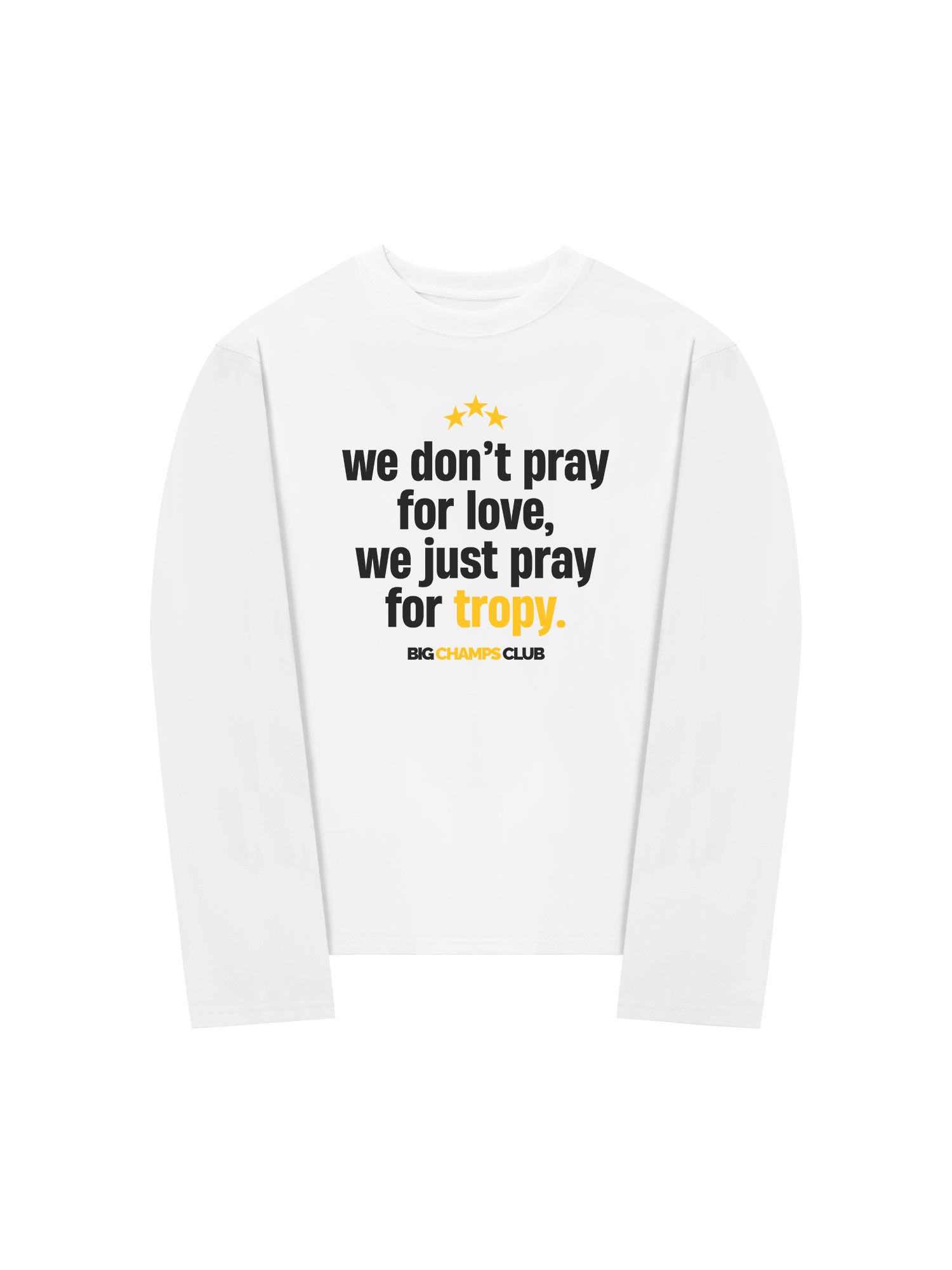 Áo Thun Dài Tay Champions Pray For Tropy