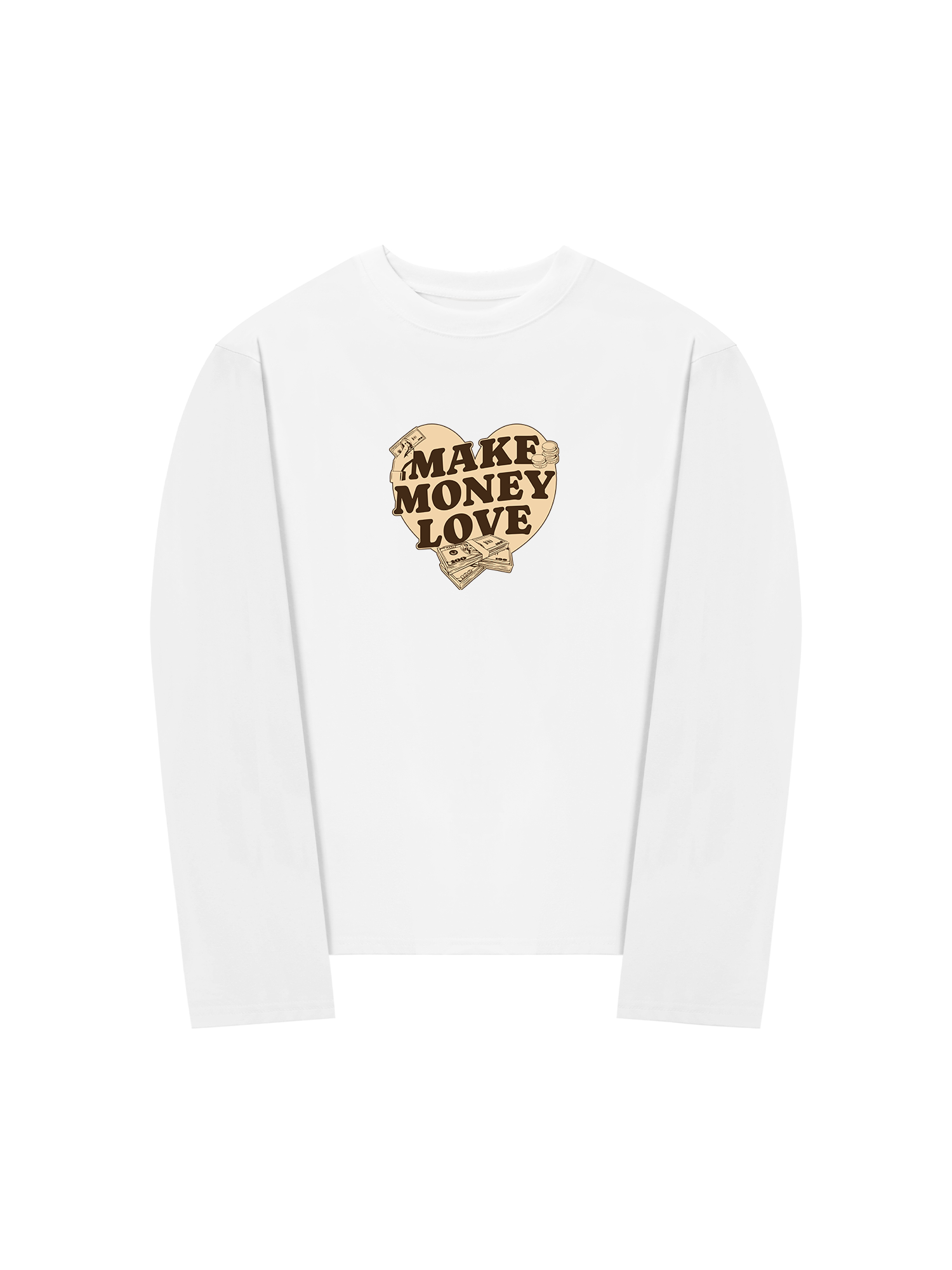 Áo Thun Dài Tay Money Make Money Love