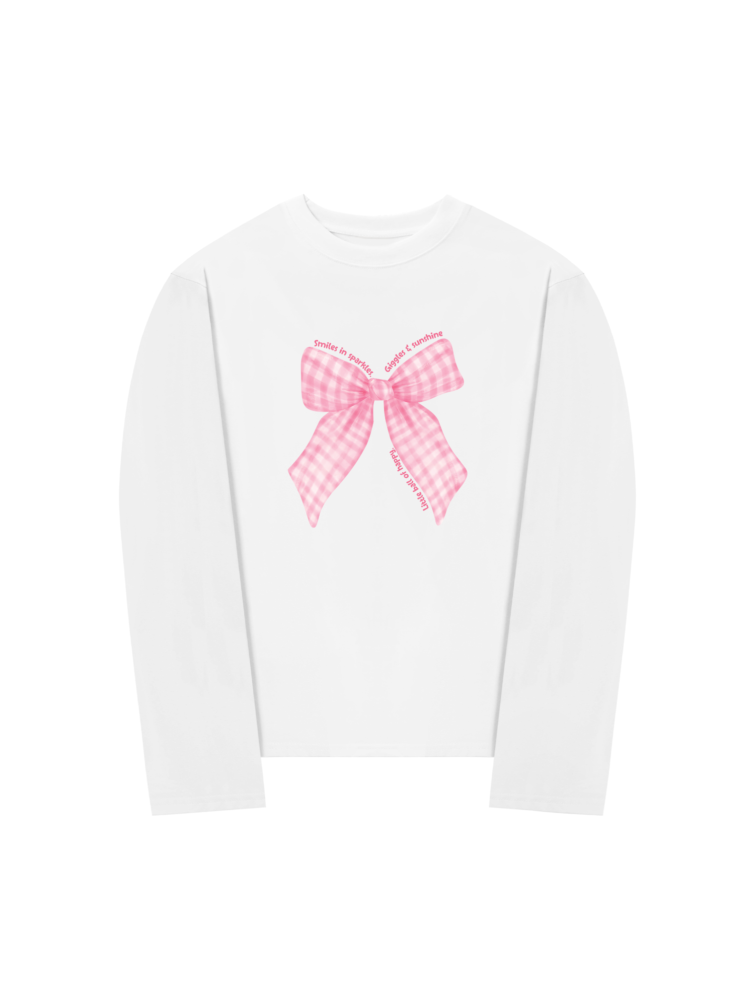 Áo Thun Dài Tay Pink Ribbon