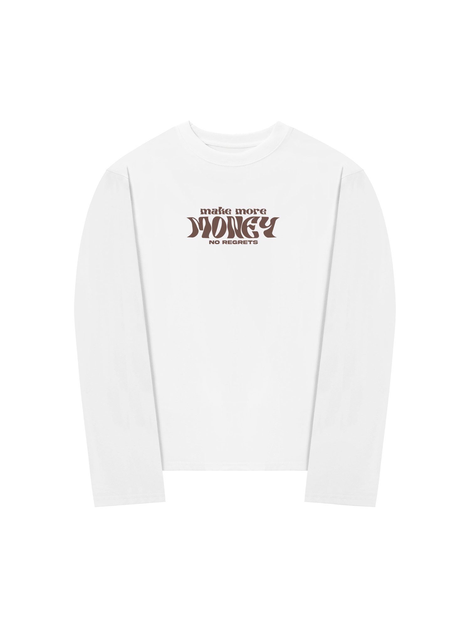 Áo Thun Dài Tay Money Make More No Regrets