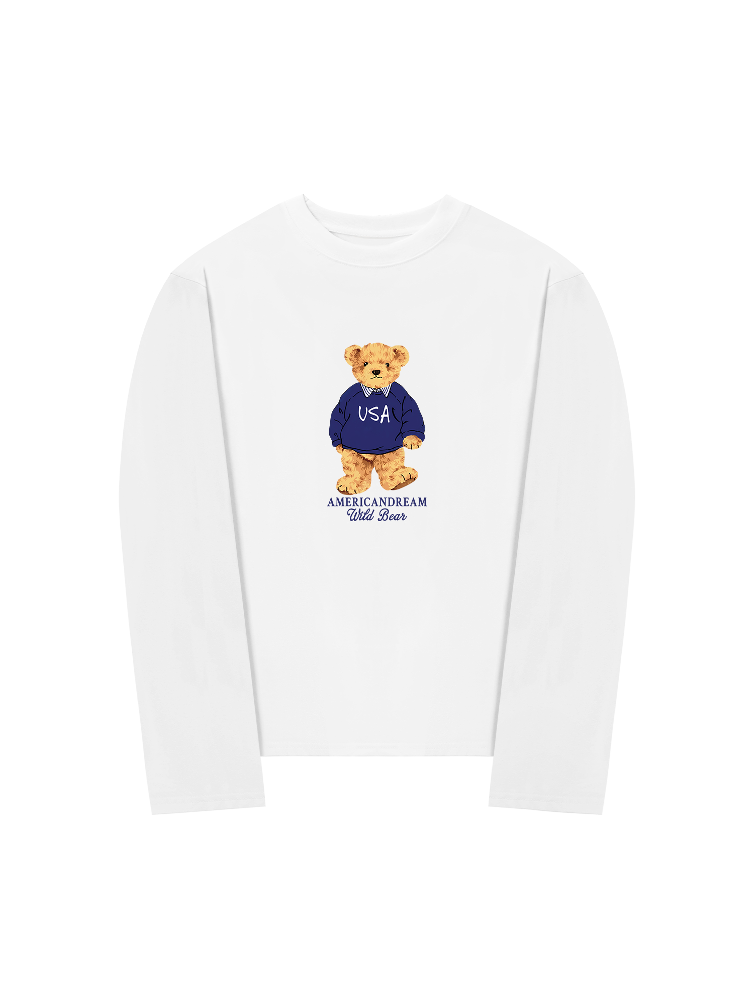 Áo Thun Dài Tay USA Bear