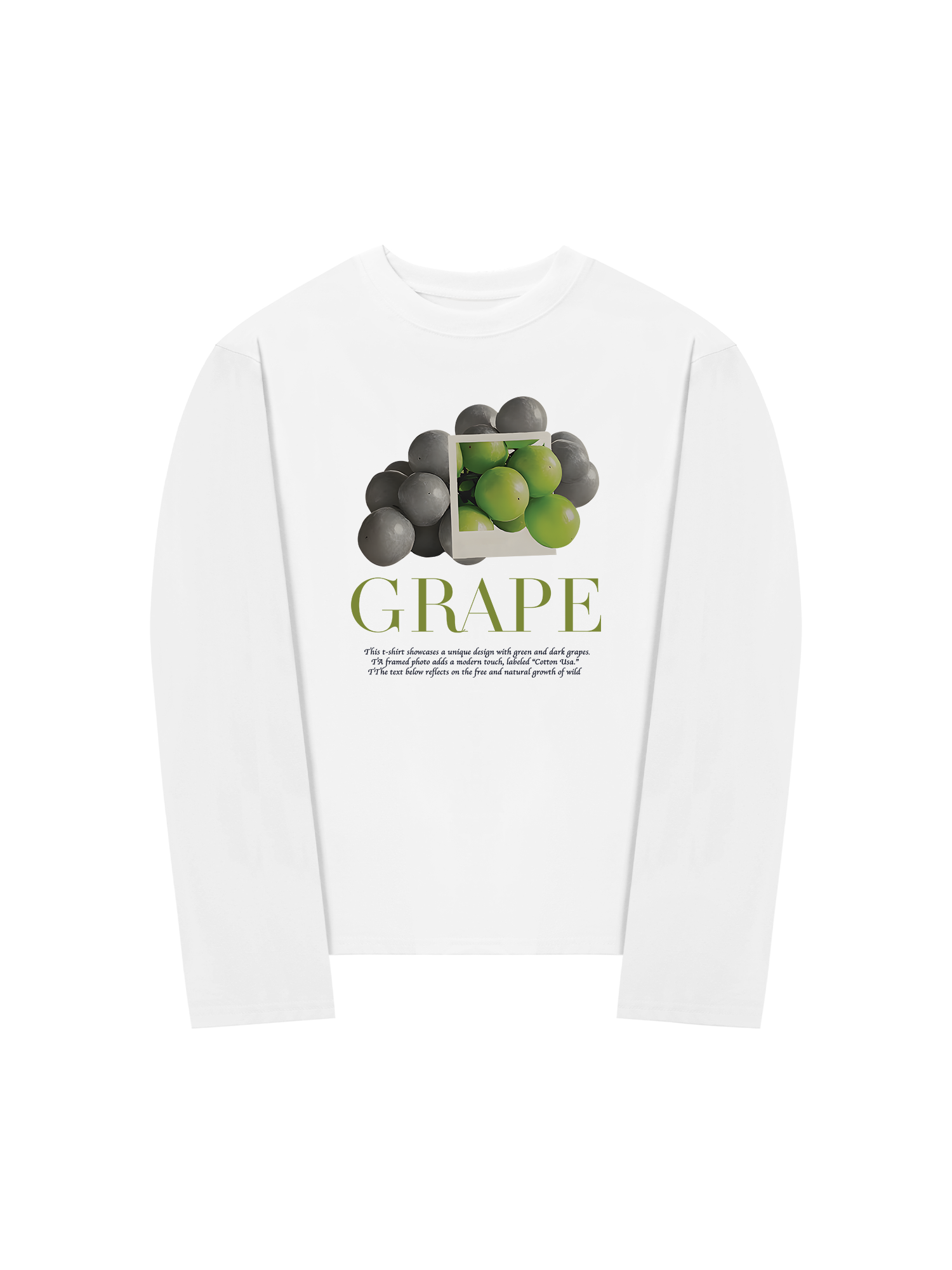 Áo Thun Dài Tay Tropical Grape