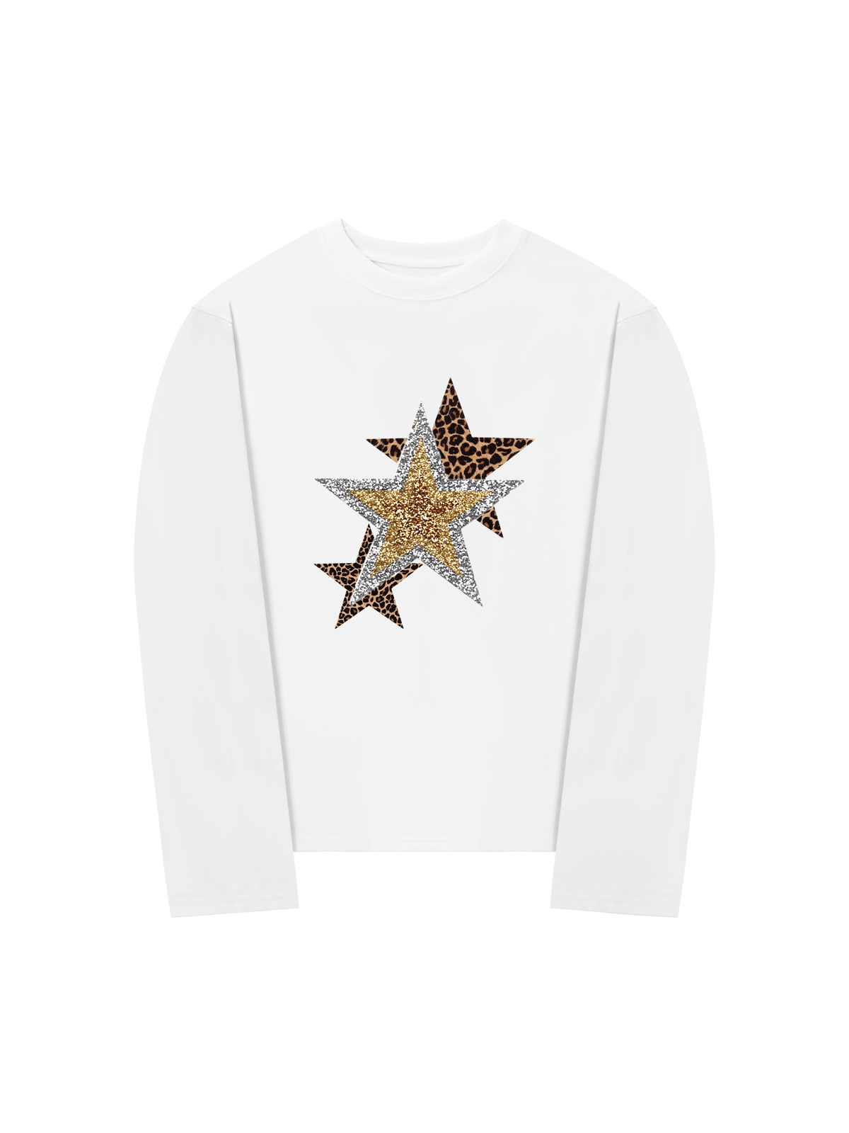 Áo Thun Dài Tay Urban Leopard Metallic Savage Stars
