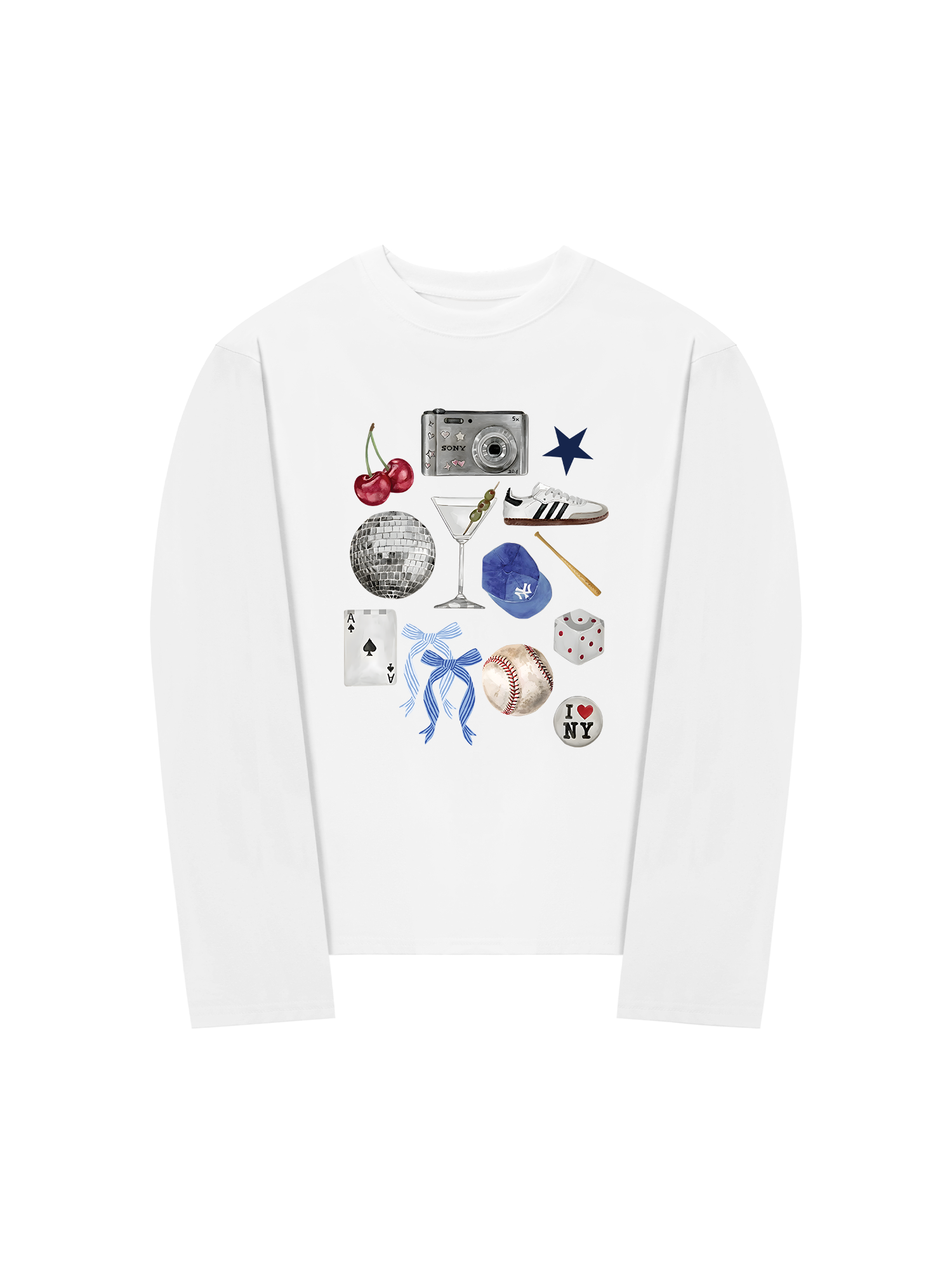 Áo Thun Dài Tay Baseball Cute Things