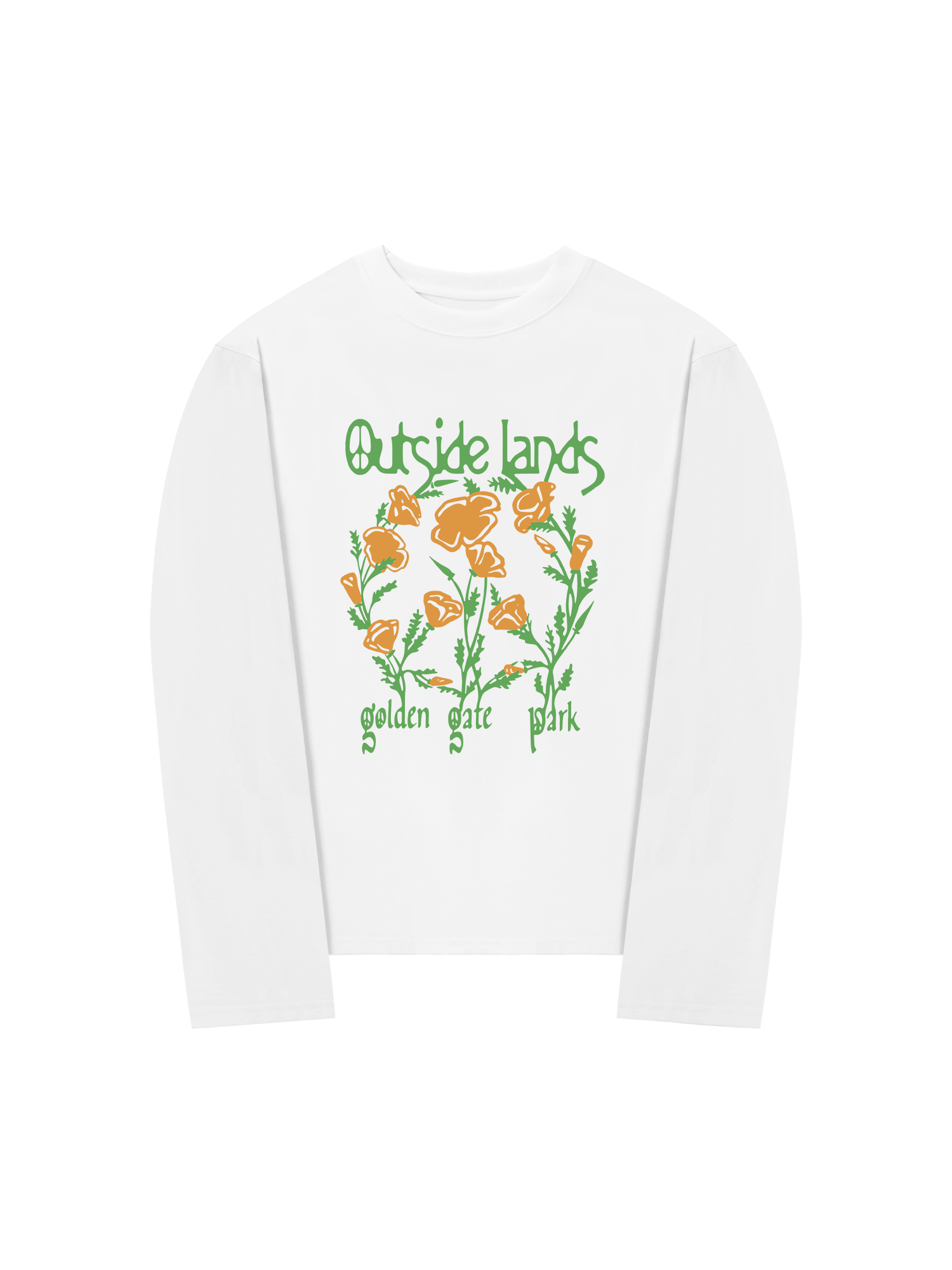 Áo Thun Dài Tay Floral Outside Lands